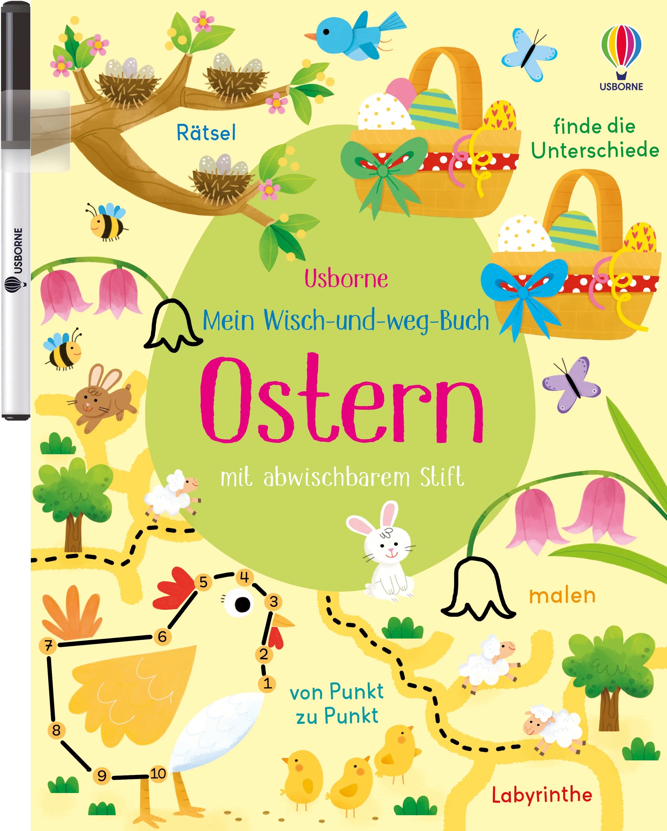 Buchcover von 'Mein Wisch-und-weg-Buch: Ostern' - Taschenbuch von Kirsteen Robson
