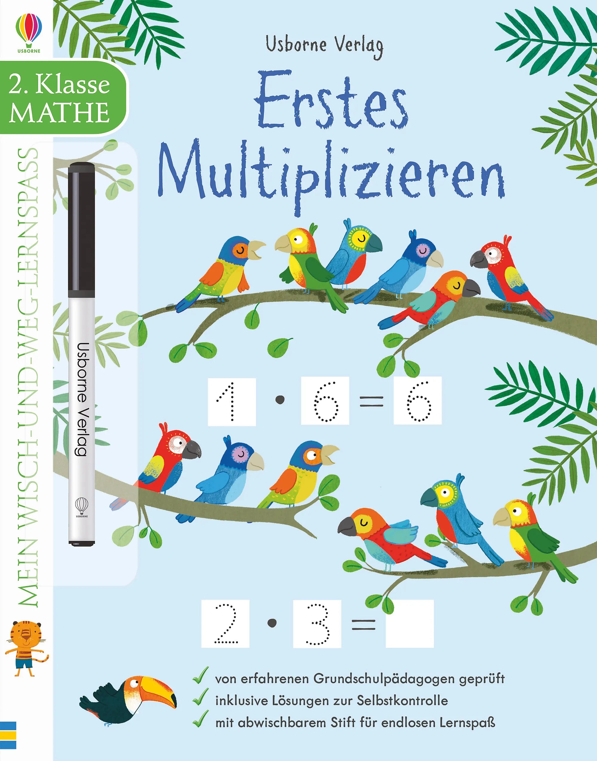 Buchcover von 'Mein Wisch-und-weg-Lernspaß: Erstes Multiplizieren' - Taschenbuch von Holly Bathie