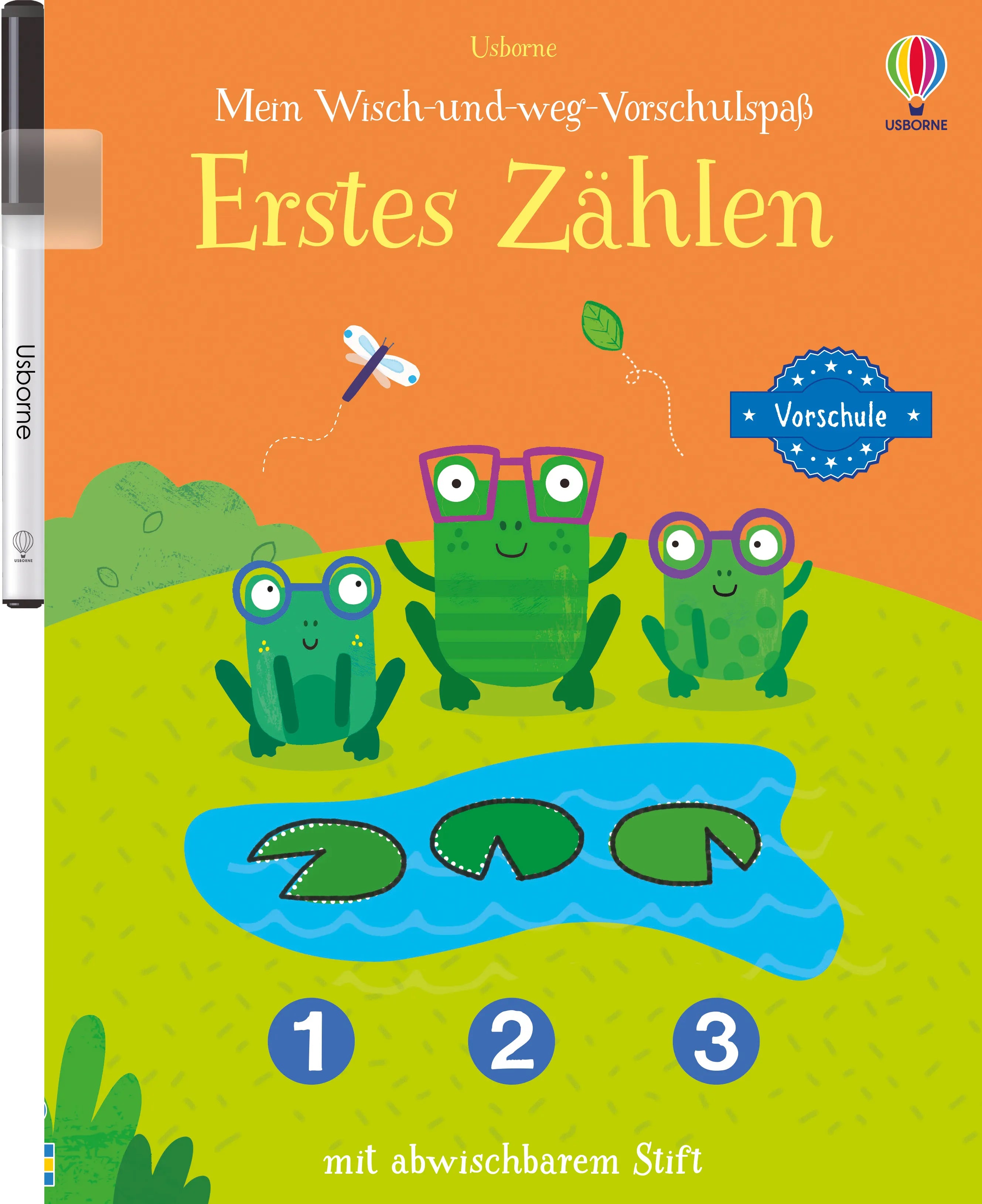 Buchcover von 'Mein Wisch-und-weg-Vorschulspaß: Erstes Zählen' - Taschenbuch von Jessica Greenwell