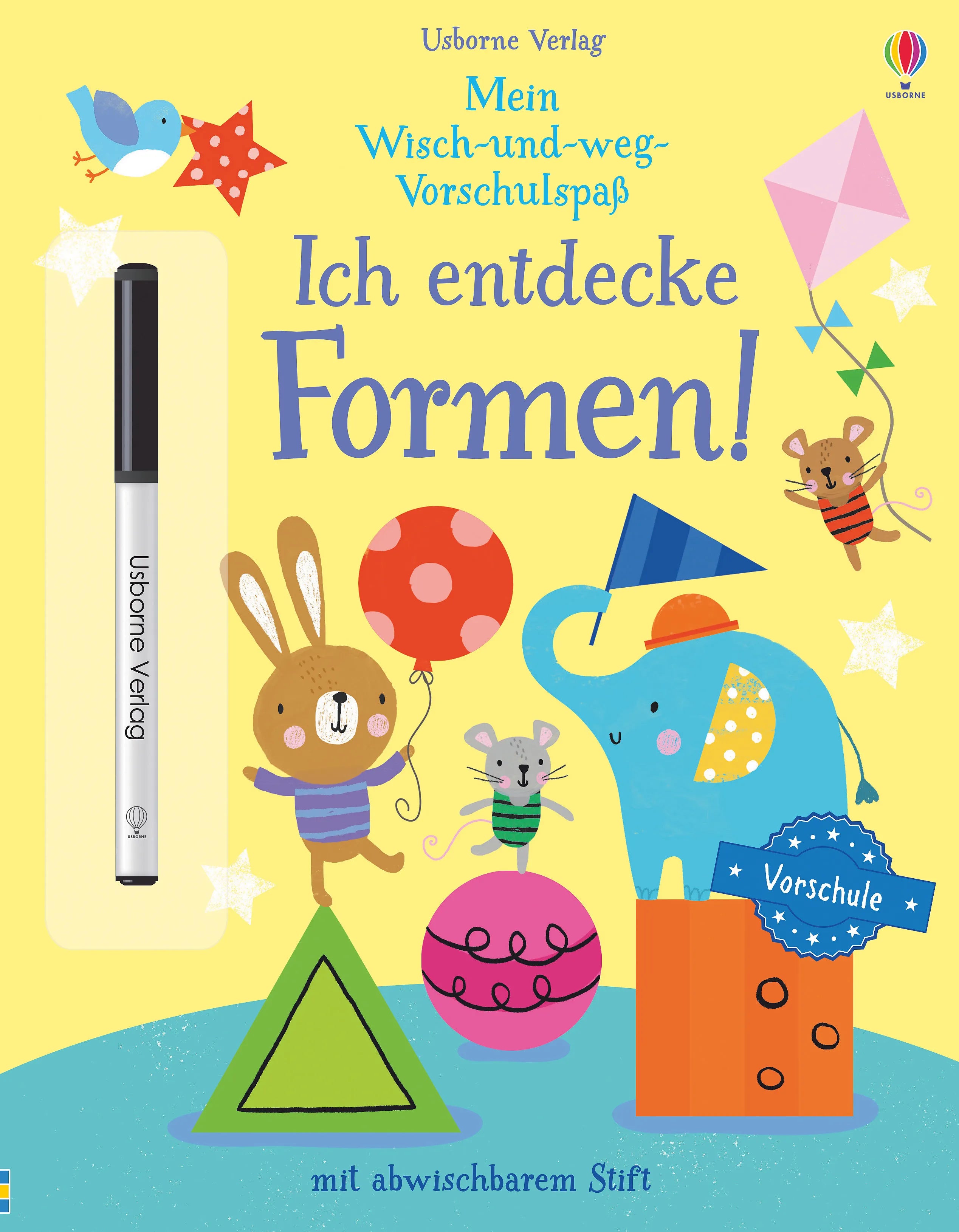 Buchcover von 'Mein Wisch-und-weg-Vorschulspaß: Ich entdecke Formen!' - Taschenbuch von Jessica Greenwell