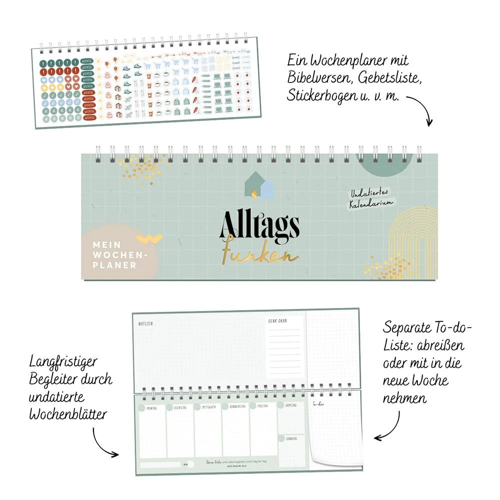 Mein Wochenplaner - Alltagsfunken – Ansicht