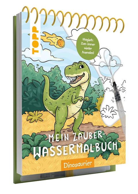 Mein Zauber-Wassermalbuch Dinosaurier
