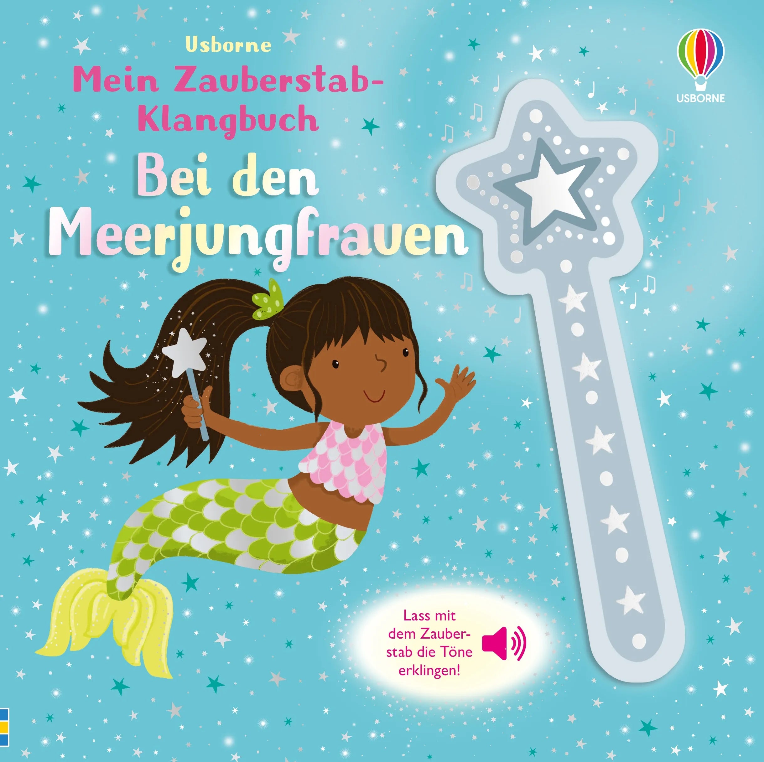 Buchcover von 'Mein Zauberstab-Klangbuch: Bei den Meerjungfrauen' - Gebundene Ausgabe von Sam Taplin
