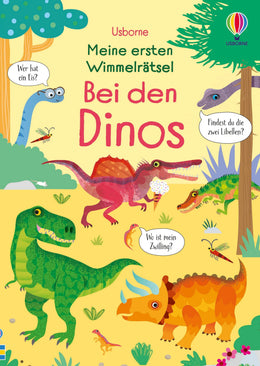 Buchcover von 'Meine ersten Wimmelrätsel: Bei den Dinos' - Taschenbuch von Kirsteen Robson