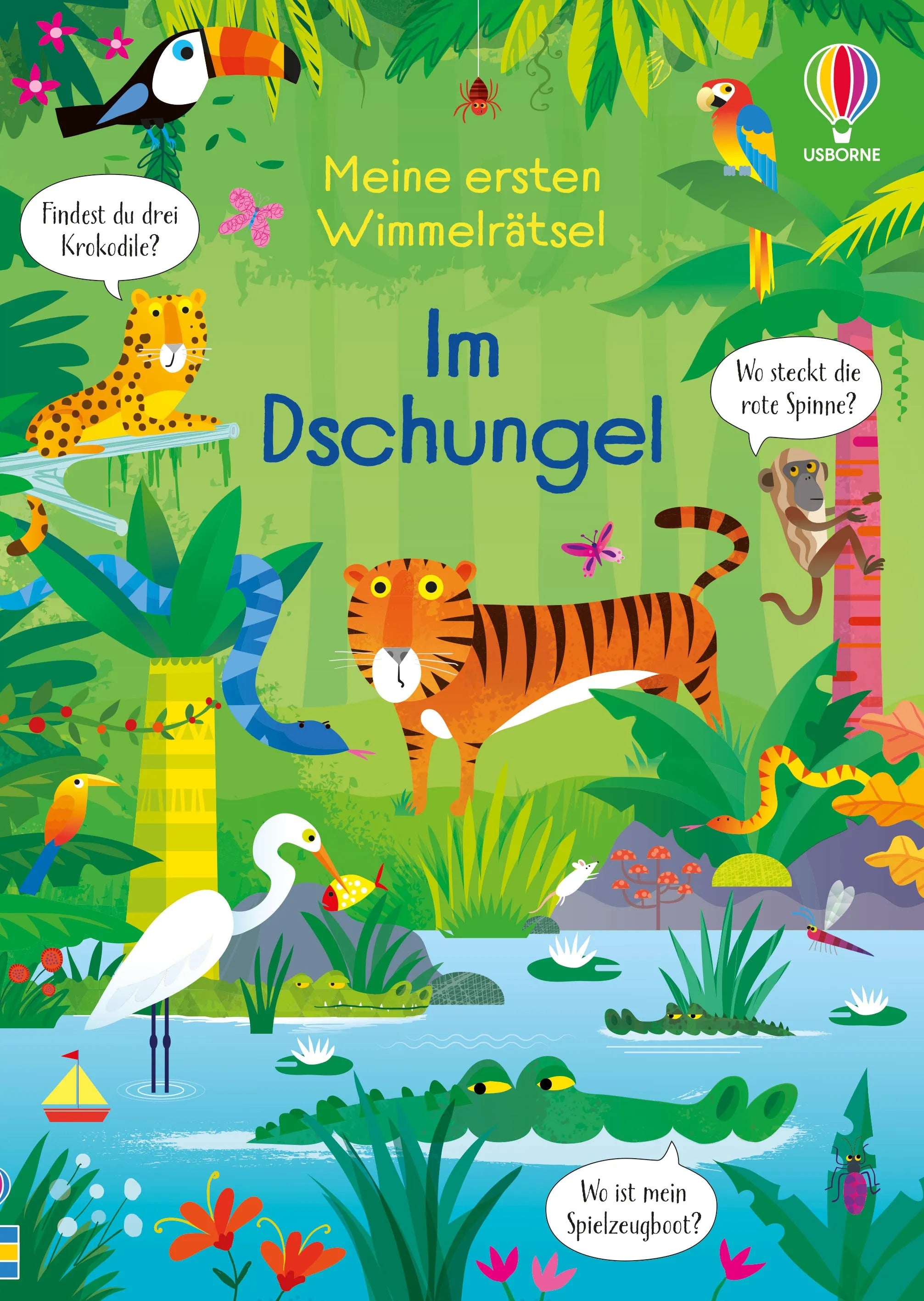 Buchcover von 'Meine ersten Wimmelrätsel: Im Dschungel' - Taschenbuch von Kirsteen Robson