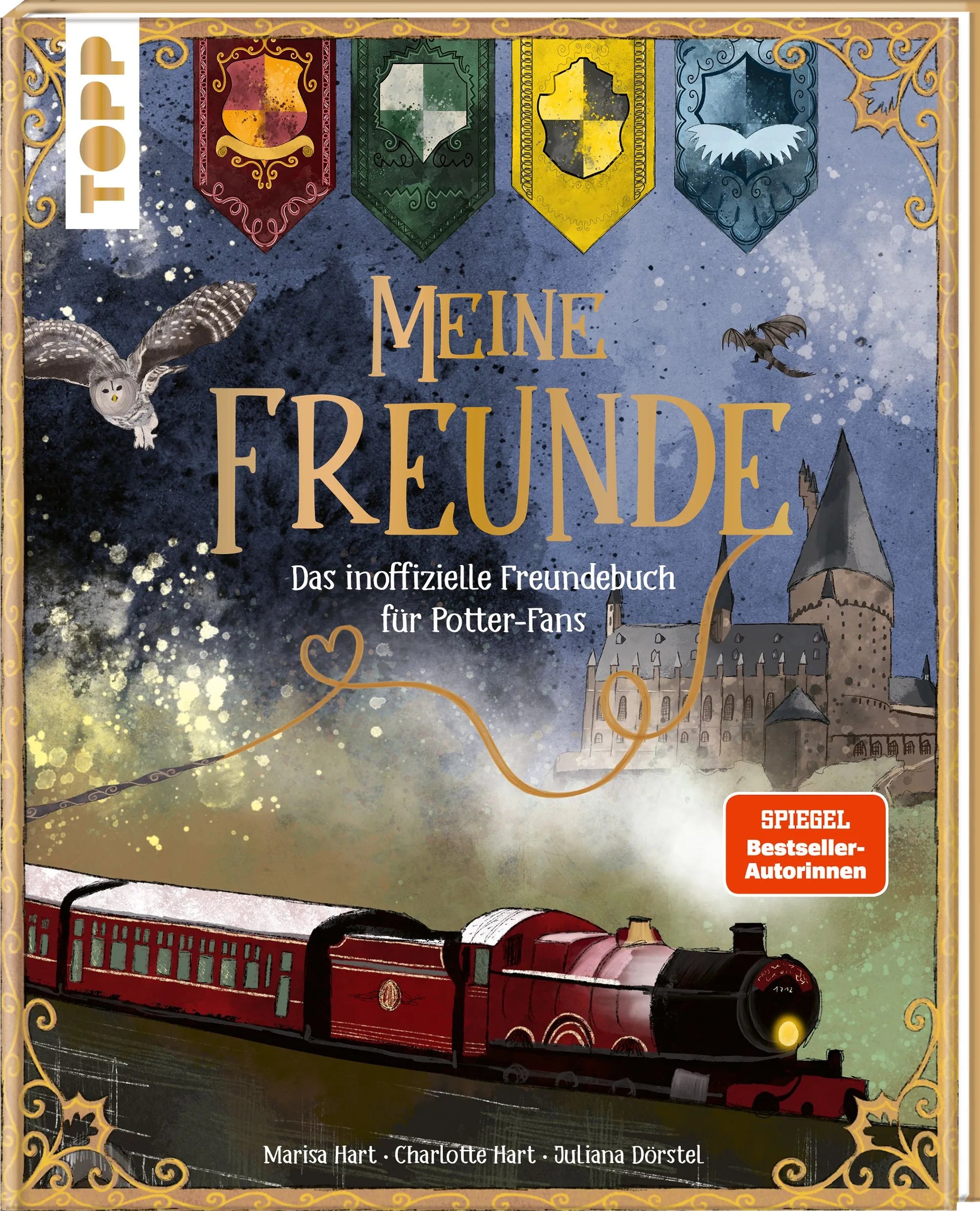 Cover: Meine Freunde. Das inoffizielle Freundebuch für Potter-Fans (Hardcover) von Marisa Hart