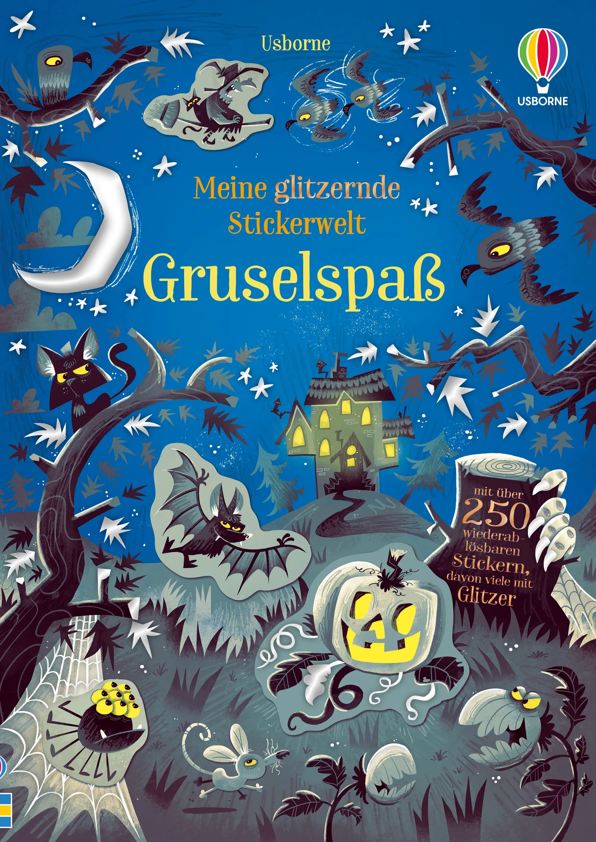 Buchcover von 'Meine glitzernde Stickerwelt: Gruselspaß' - Taschenbuch von Kristie Pickersgill