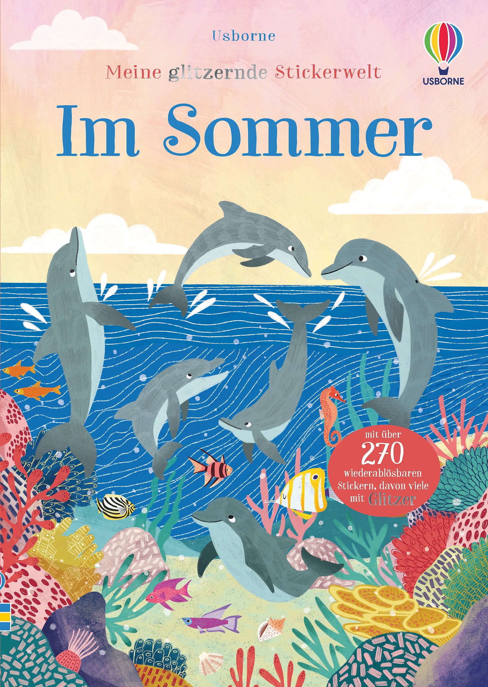 Buchcover von 'Meine glitzernde Stickerwelt: Im Sommer' - Taschenbuch von Fiona Patchett
