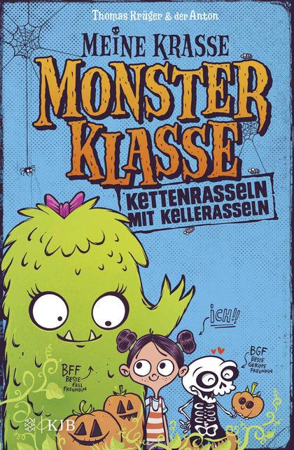 Buchcover von 'Meine krasse Monsterklasse - Kettenrasseln mit Kellerasseln' - Gebundene Ausgabe von Thomas Krüger