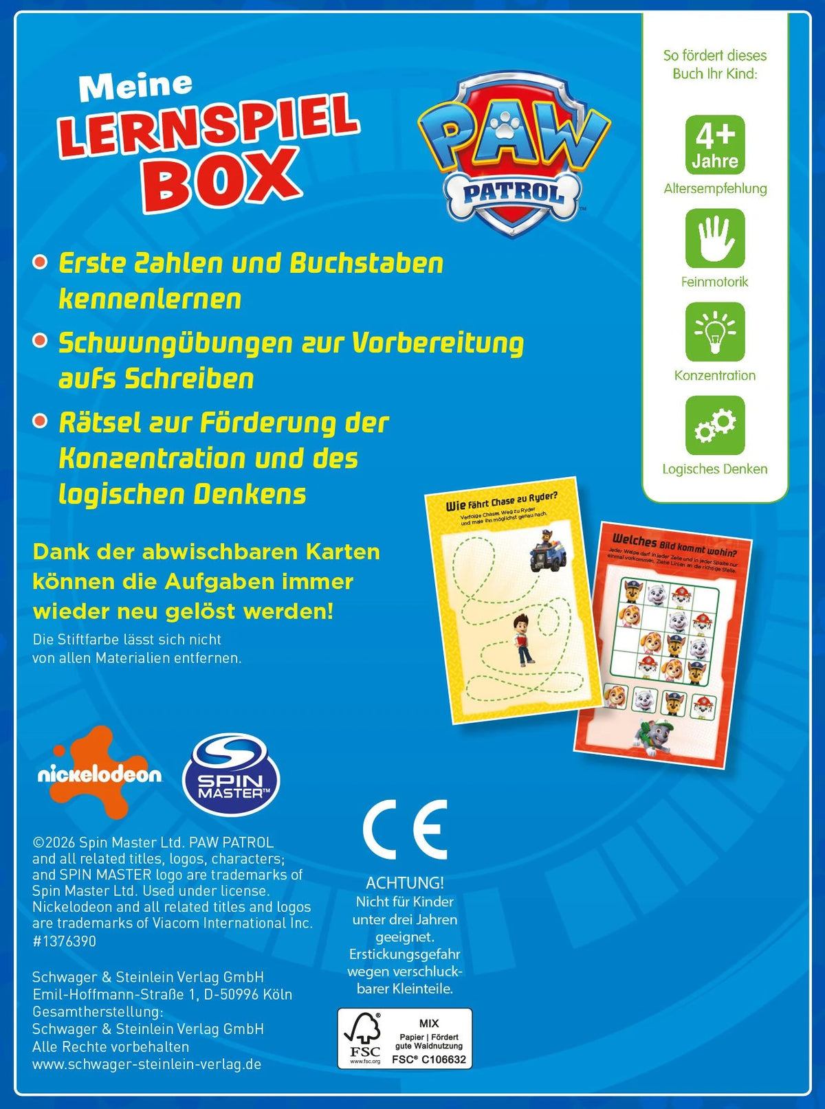 Meine Lernspielbox PAW Patrol – Ansicht