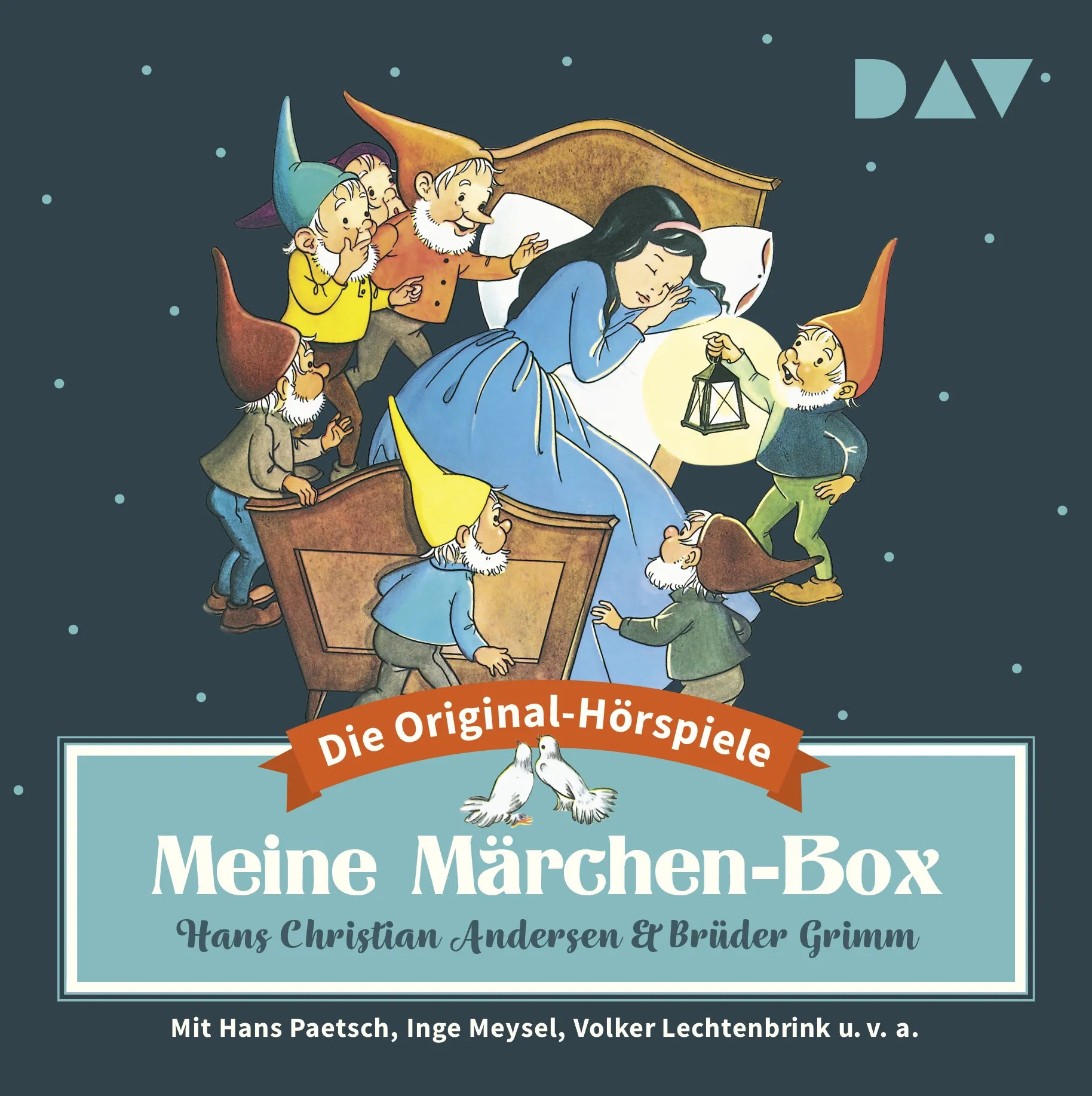 Buchcover von 'Meine Märchen-Box – Die 34 schönsten Märchen-Hörspiele' - Hörbuch (CD) von Jacob Grimm