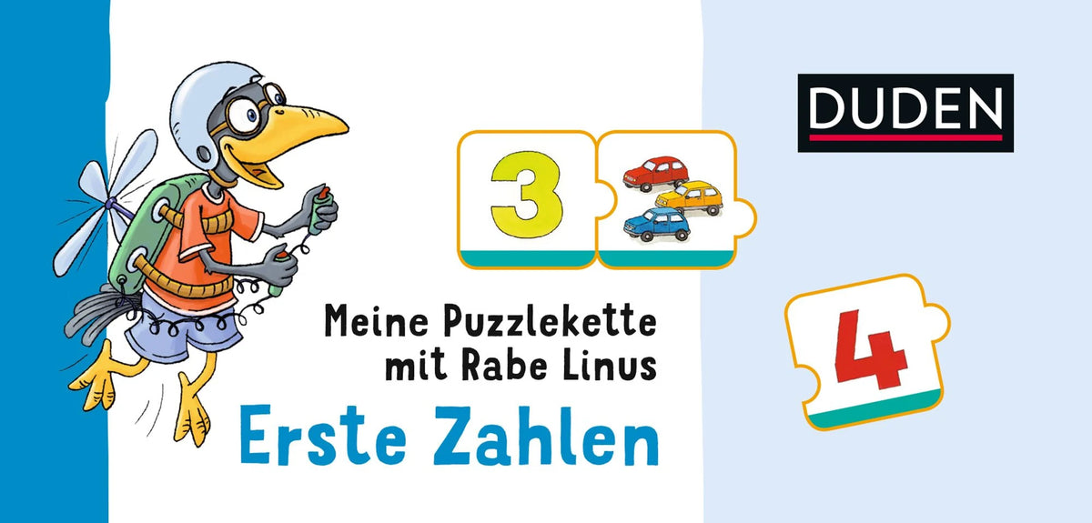 Puzzle: Meine Puzzlekette mit Rabe Linus – Erste Zahlen VE/3