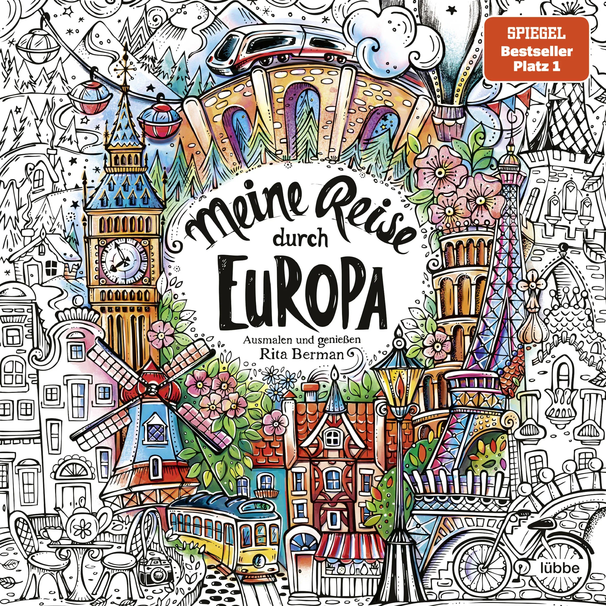 Buchcover von 'Meine Reise durch Europa' - Taschenbuch von Rita Berman