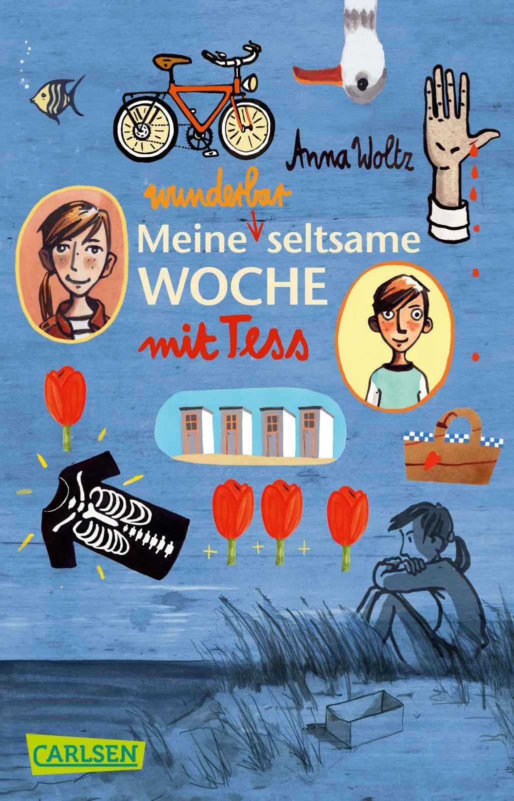 Buchcover von 'Meine wunderbar seltsame Woche mit Tess' - Taschenbuch von Anna Woltz