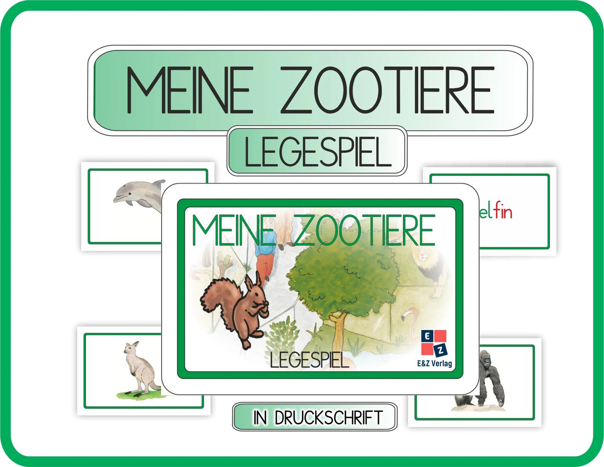 Meine Zootiere Legespiel – Ansicht