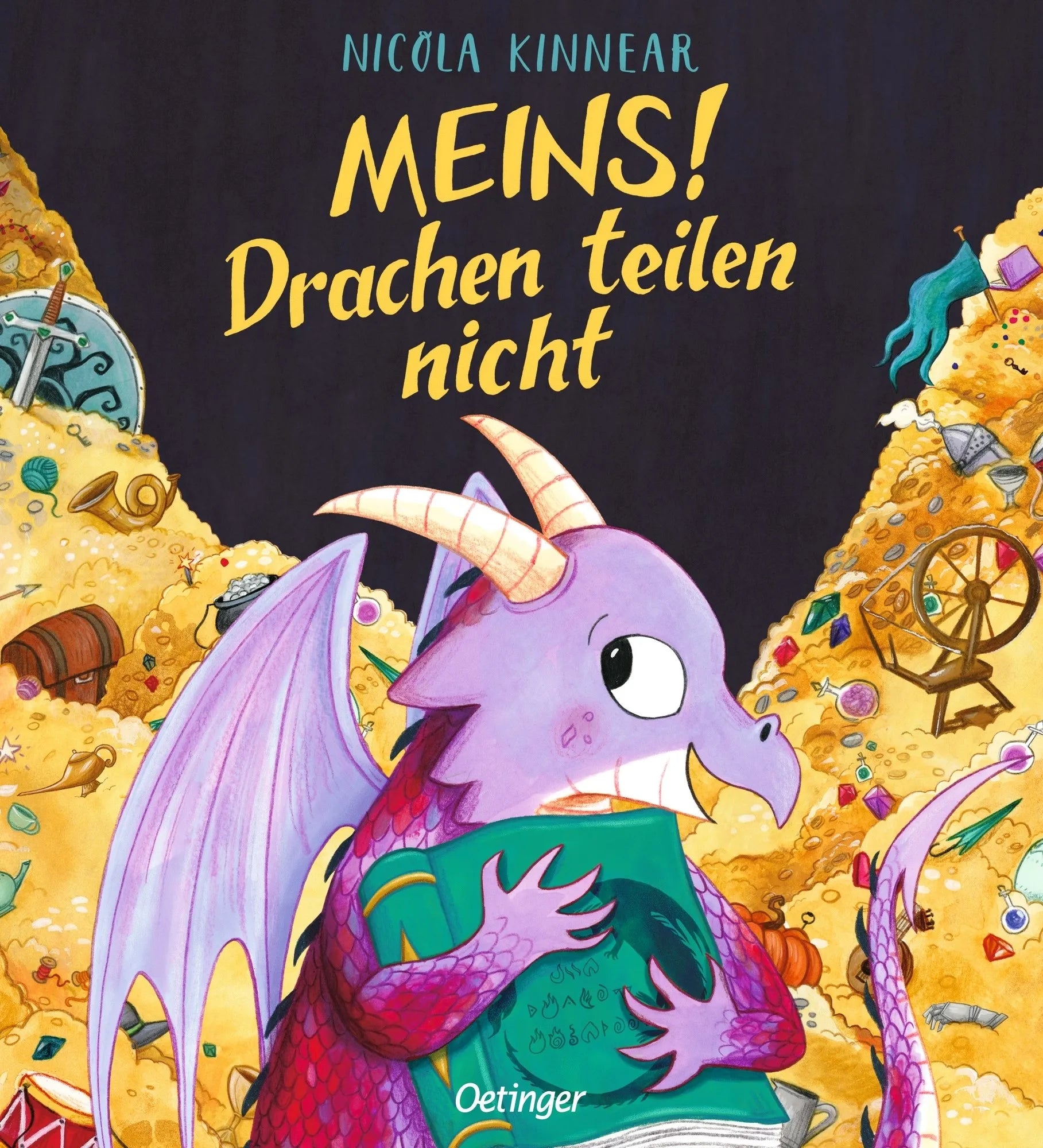 Buchcover von 'Meins! Drachen teilen nicht' - Gebundene Ausgabe von Nicola Kinnear