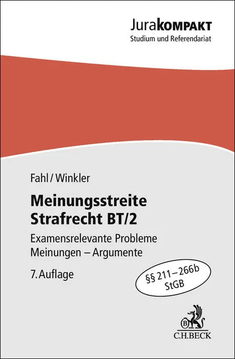 Buchcover von 'Meinungsstreite Strafrecht BT/2' - Taschenbuch von Christian Fahl