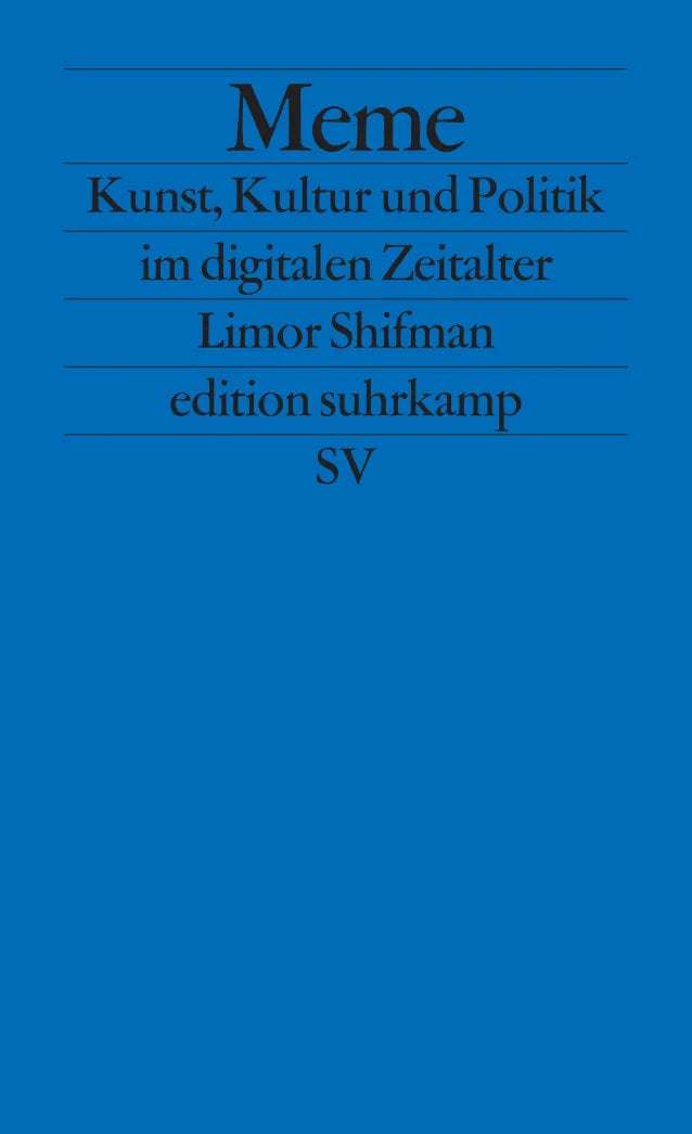 Buchcover von 'Meme' - Taschenbuch von Limor Shifman