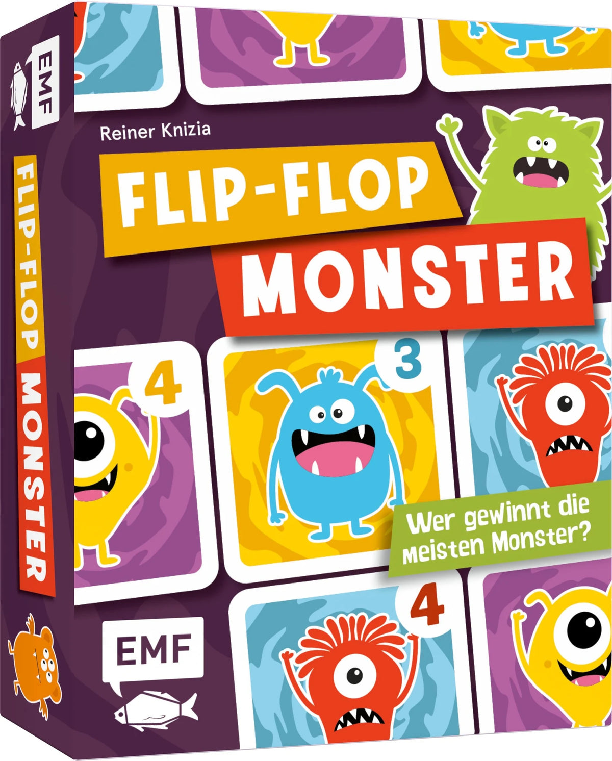 Kinderspiel: Memo-Spiel: Flip-Flop Monster