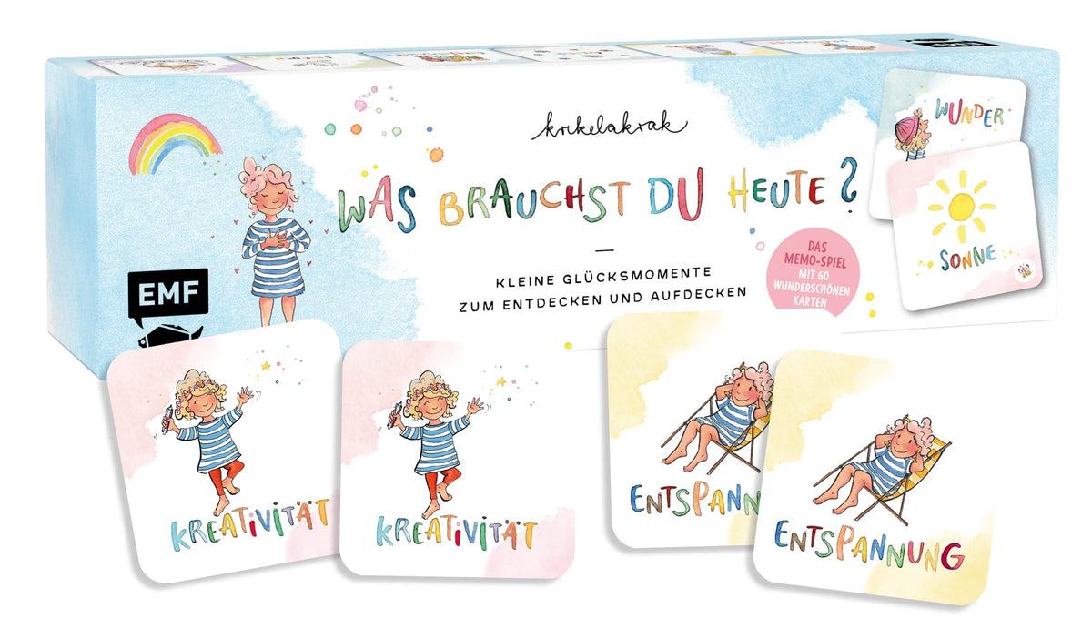 Kinderspiel: Memo-Spiel: Was brauchst du heute? – Kleine Glücksmomente zum Entdecken und Aufdecken