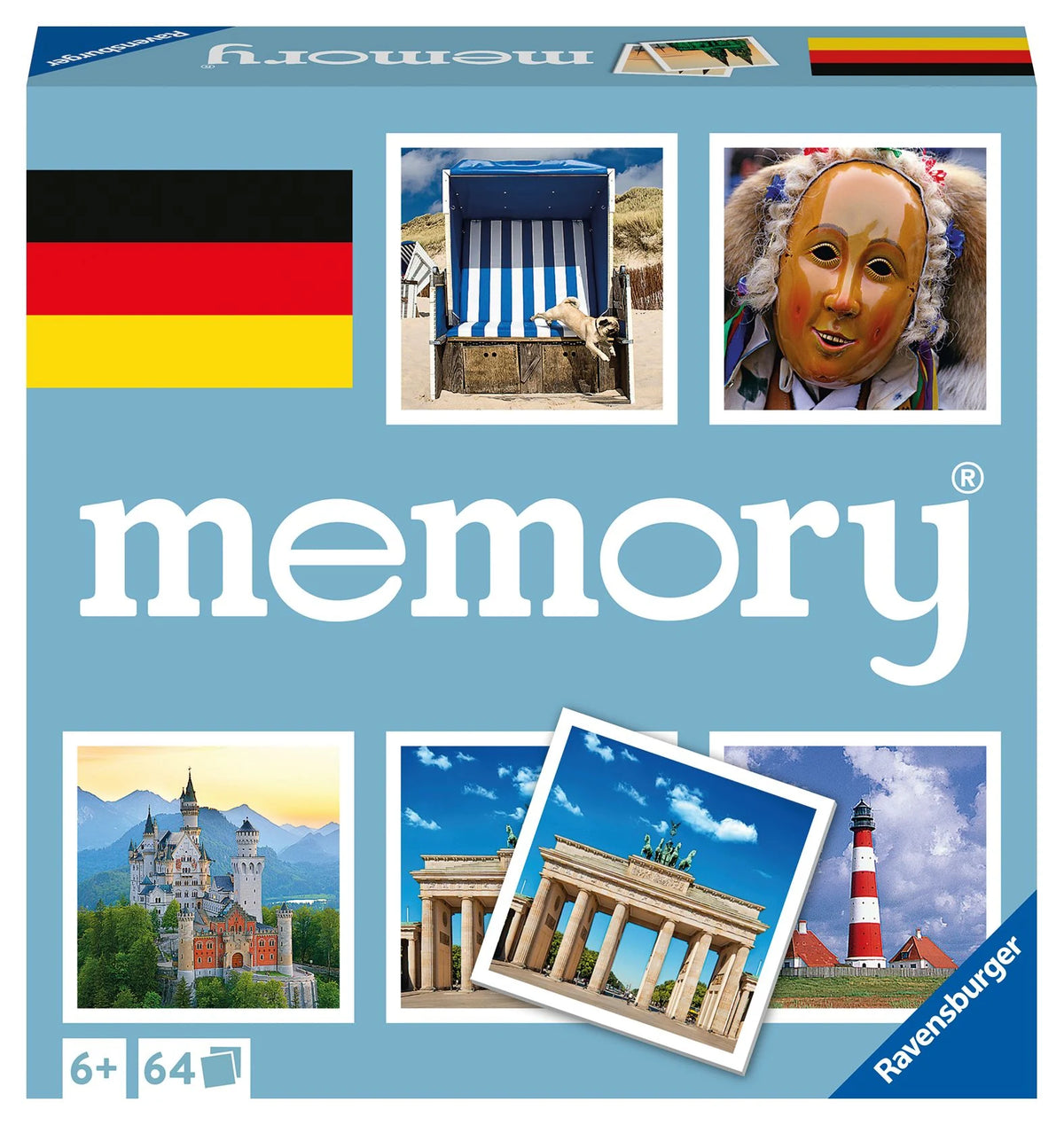 Brettspiel: memory® Deutschland - Gesellschaftsspiel & Brettspiel ab 6 Jahre