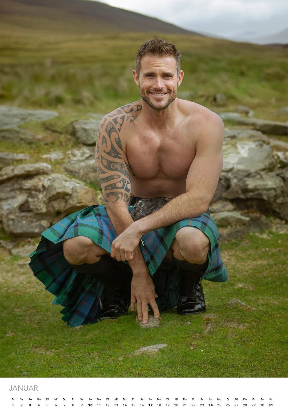 Men in Kilts Kalender 2027 – Ansicht