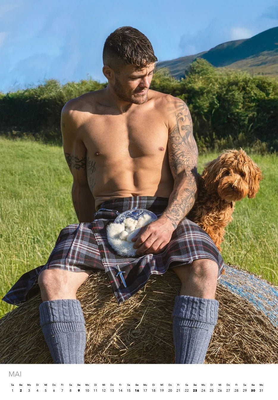 Men in Kilts Kalender 2027 – Ansicht