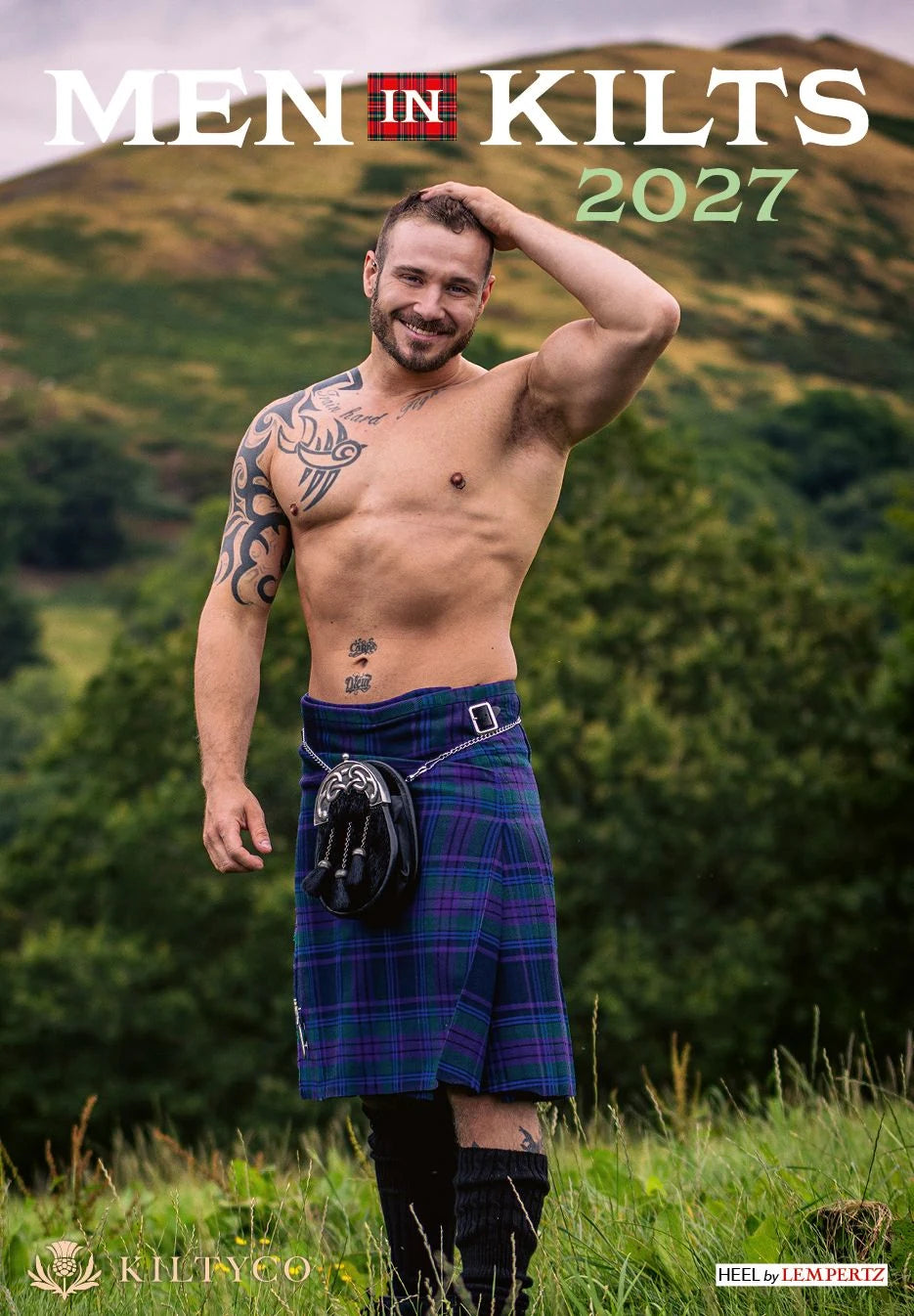 Wandkalender: Men in Kilts Kalender 2027