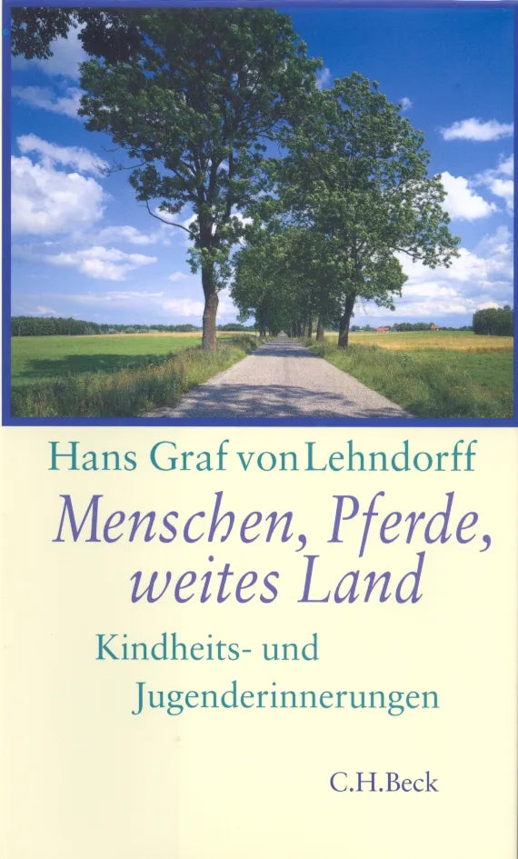 Buchcover von 'Menschen, Pferde, weites Land' - Gebundene Ausgabe von Hans Lehndorff