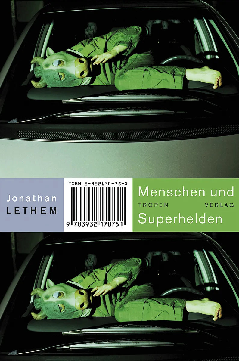 Buchcover von 'Menschen und Superhelden' - Gebundene Ausgabe von Jonathan Lethem