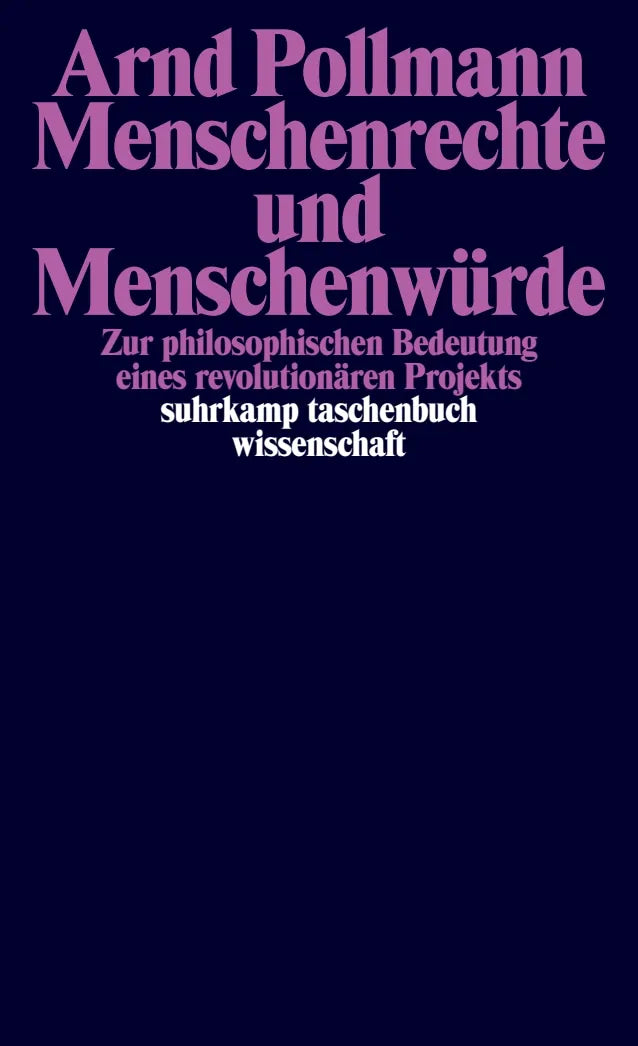 Buchcover von 'Menschenrechte und Menschenwürde' - Taschenbuch von Arnd Pollmann