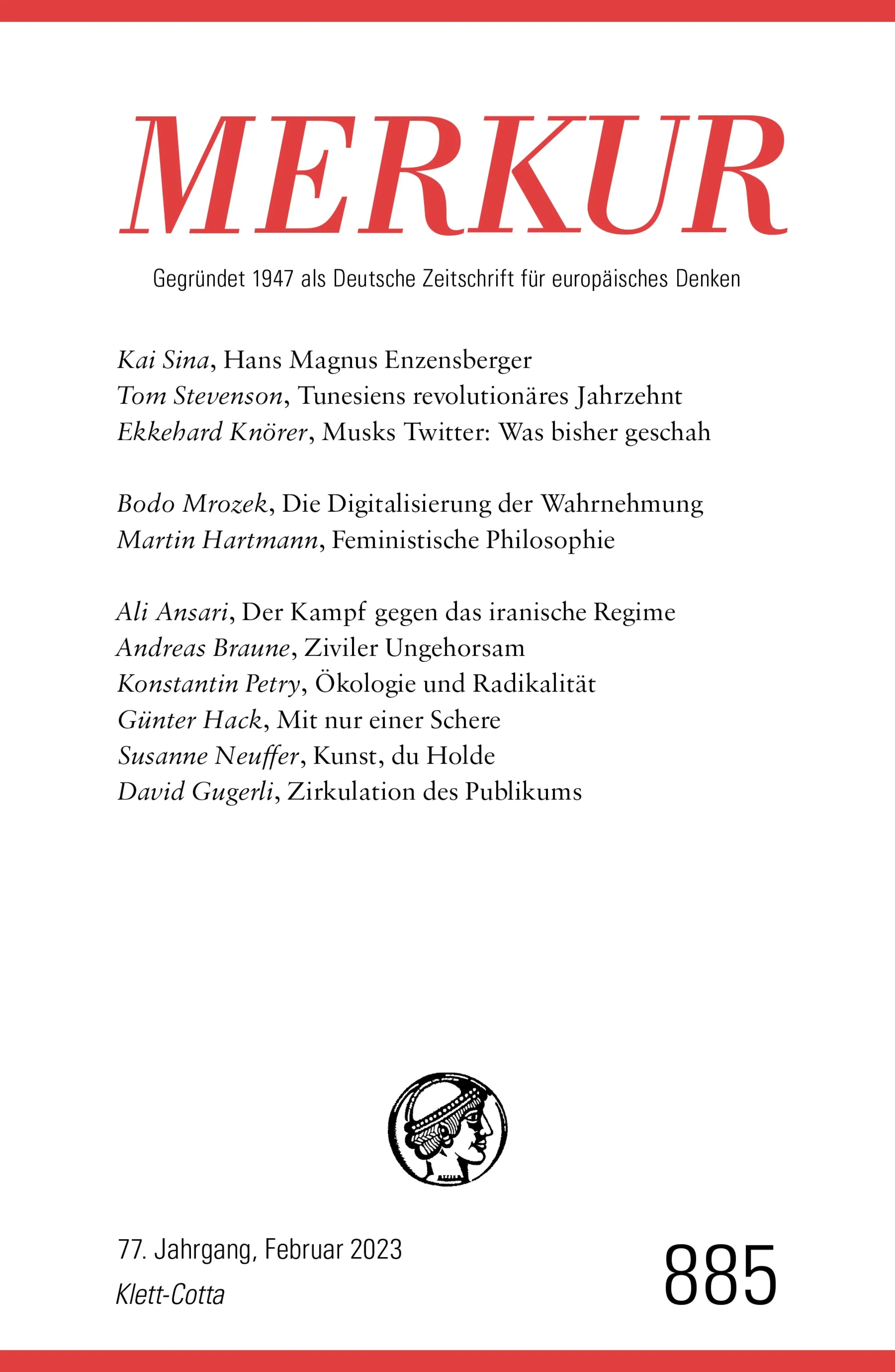 Cover: MERKUR 2/2023 (E-Book)