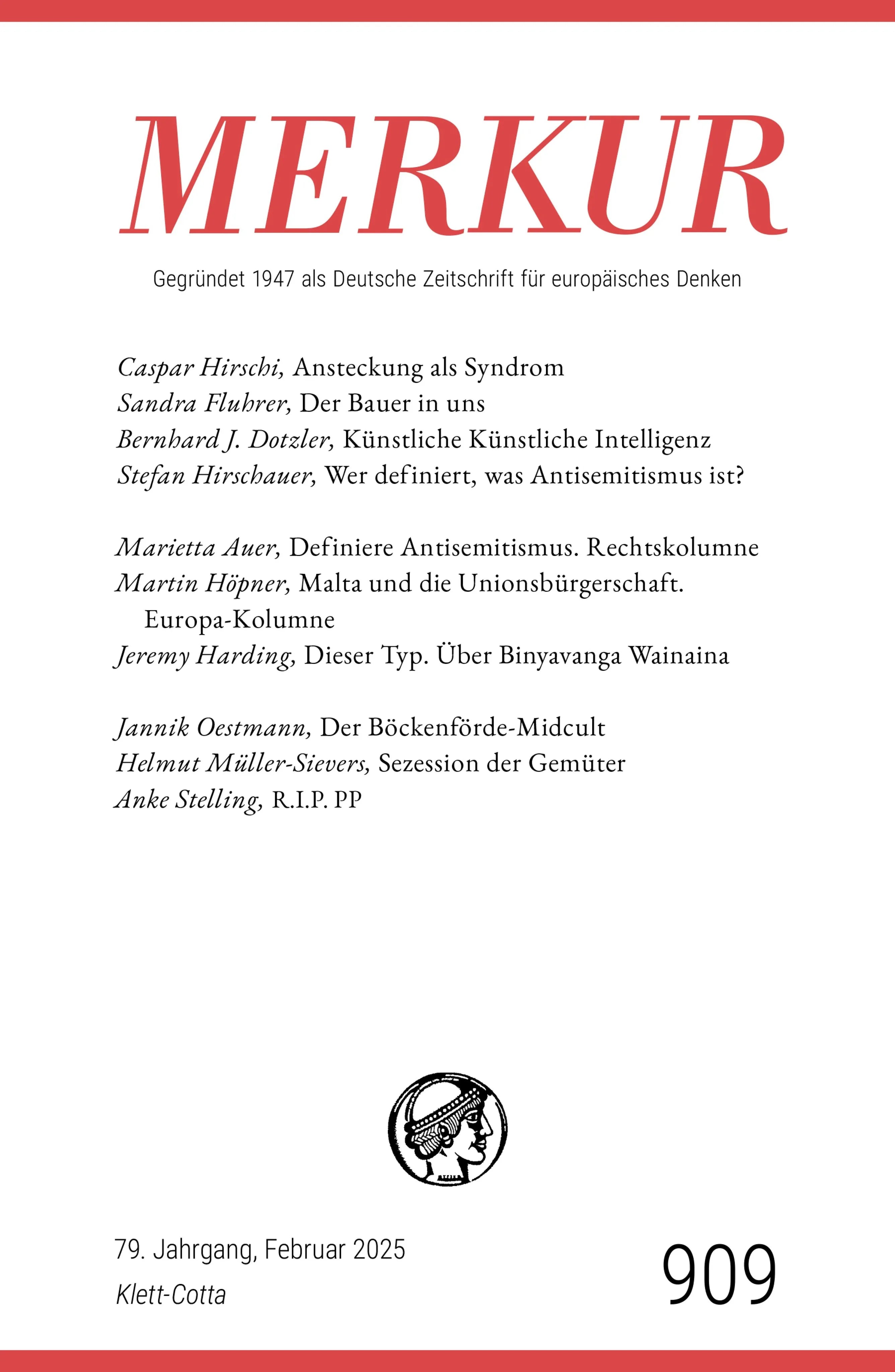 Cover: MERKUR 2/2025, Jg.79 (E-Book)