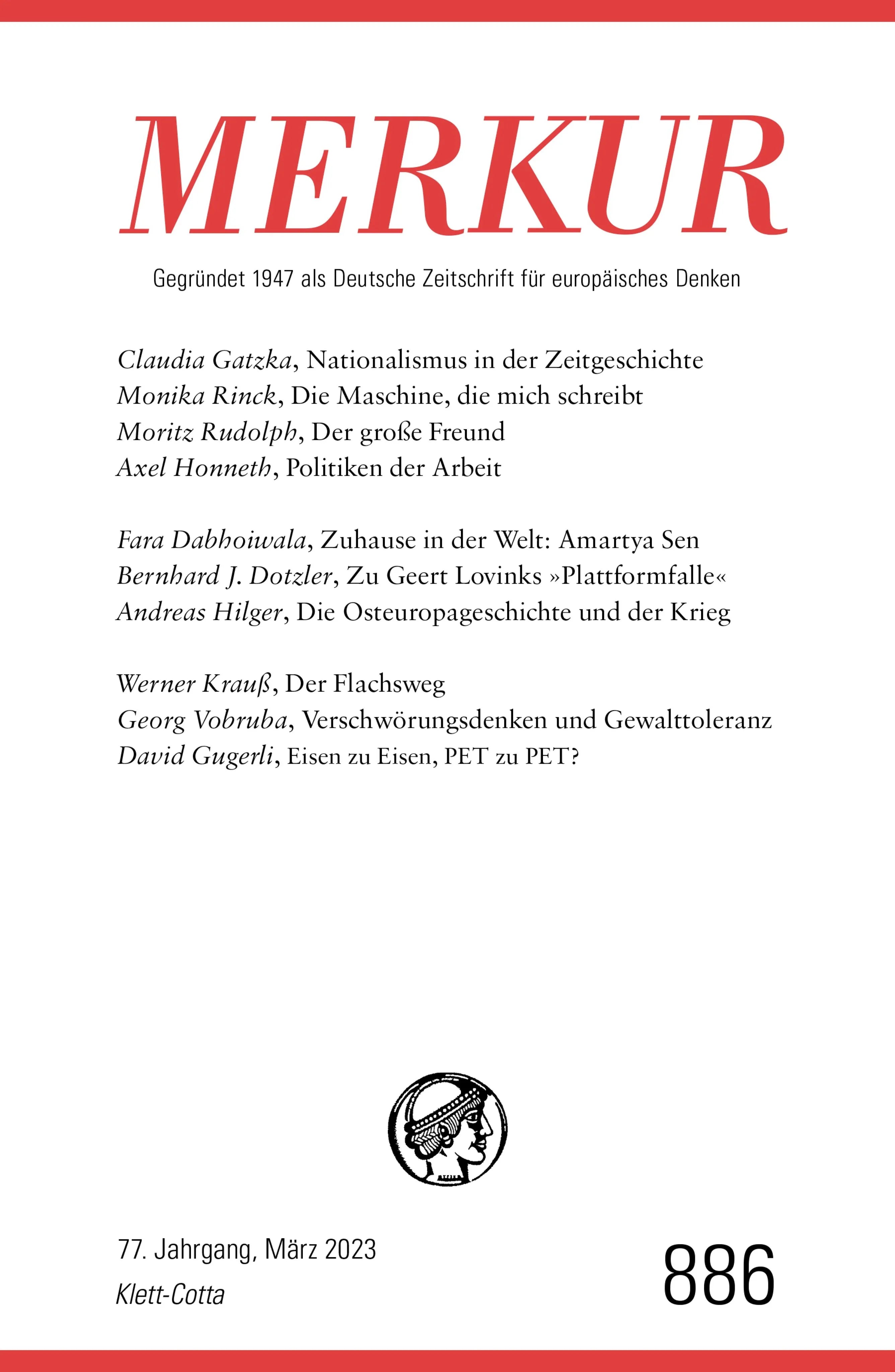 Cover: MERKUR 3/2023 (E-Book)