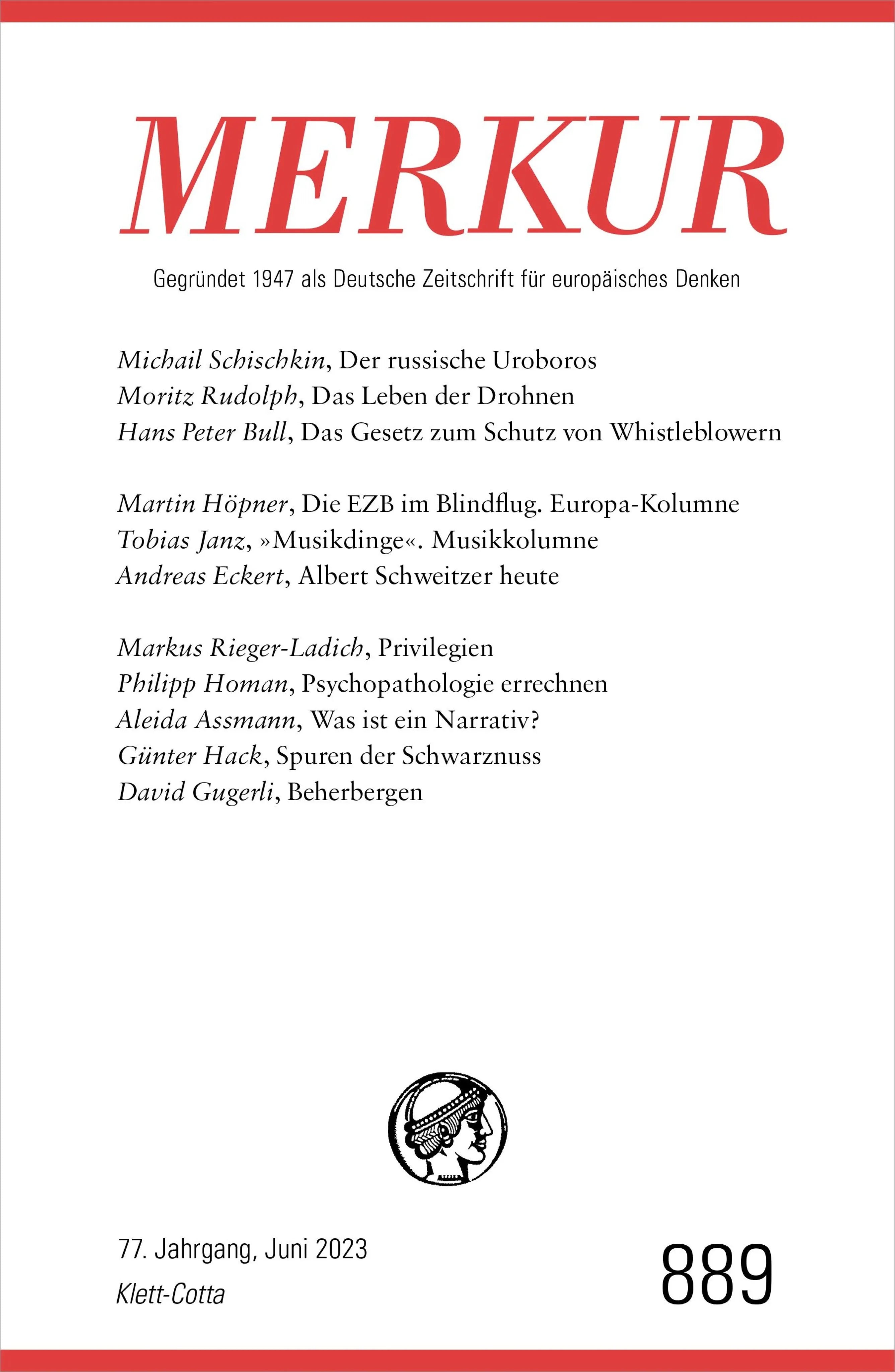 Cover: MERKUR 6/2023 (E-Book)