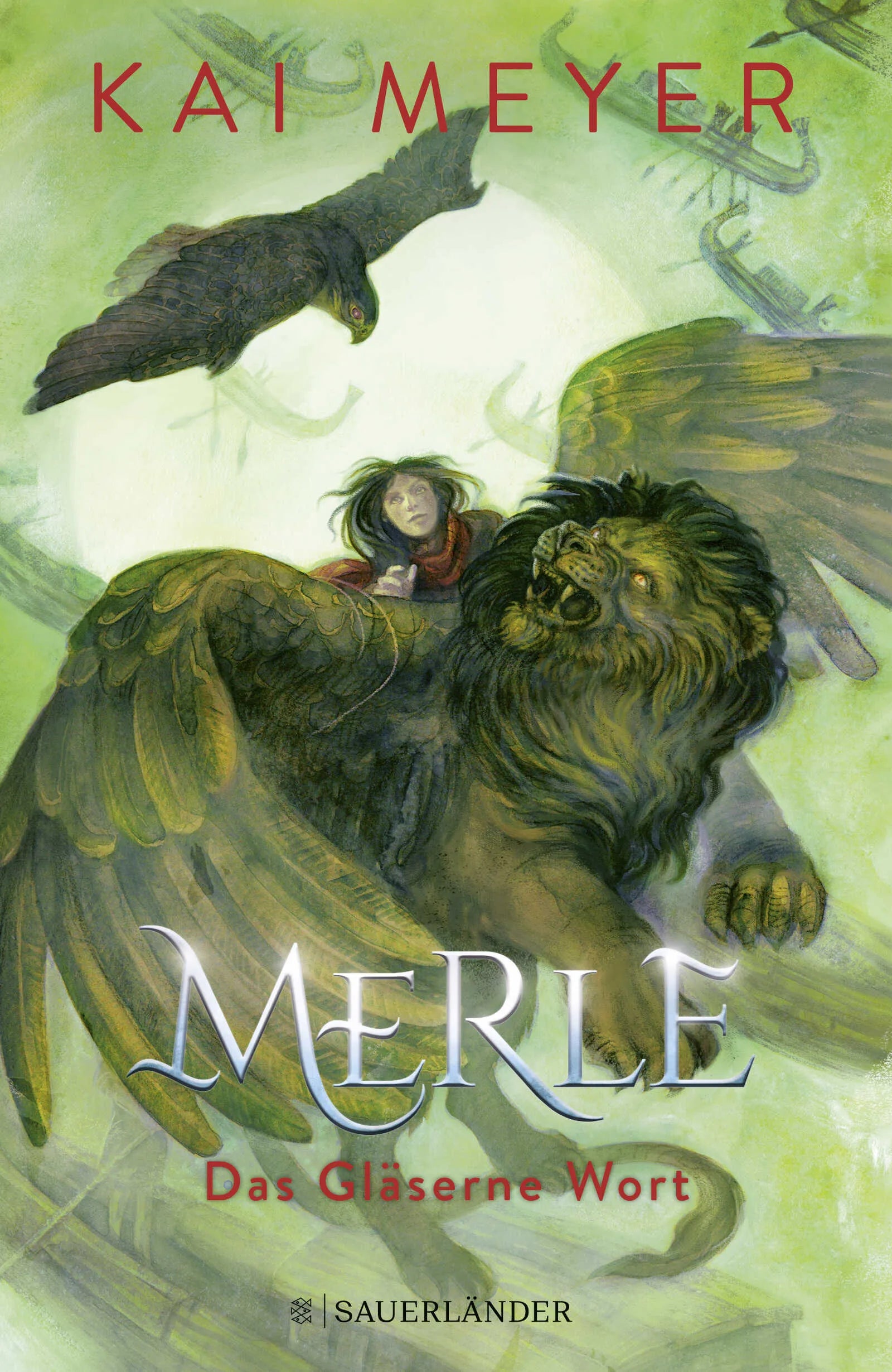 Buchcover von 'Merle. Das Gläserne Wort' - Gebundene Ausgabe von Kai Meyer