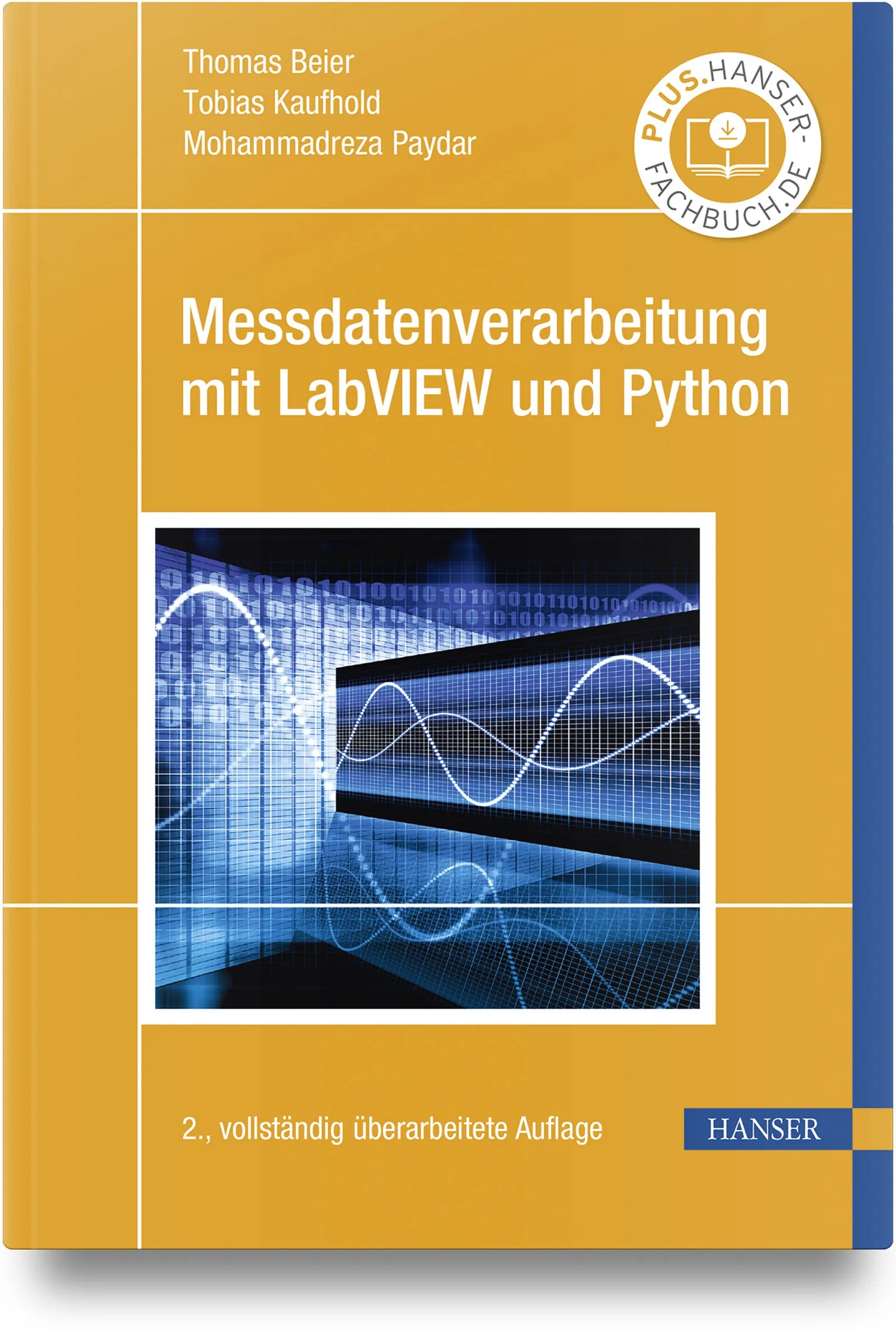 Buchcover von 'Messdatenverarbeitung mit LabVIEW und Python' - Gebundene Ausgabe von Thomas Beier