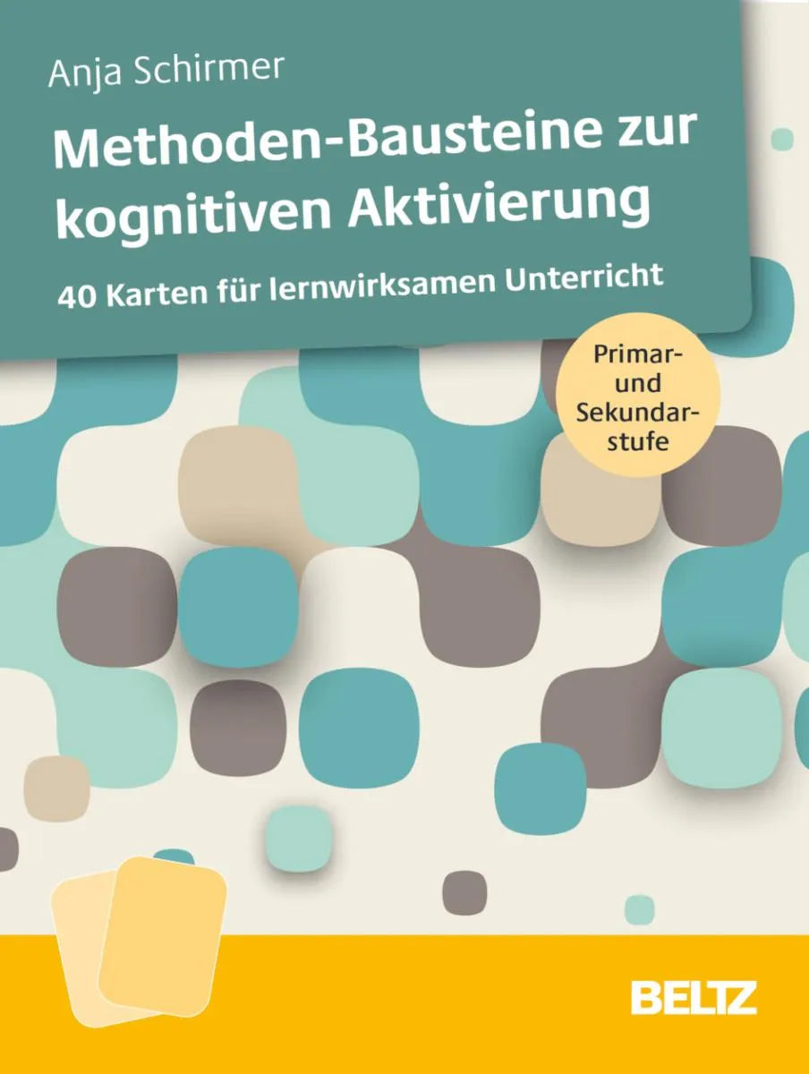 Cover: Methoden-Bausteine zur kognitiven Aktivierung (E-Book) von Anja Schirmer