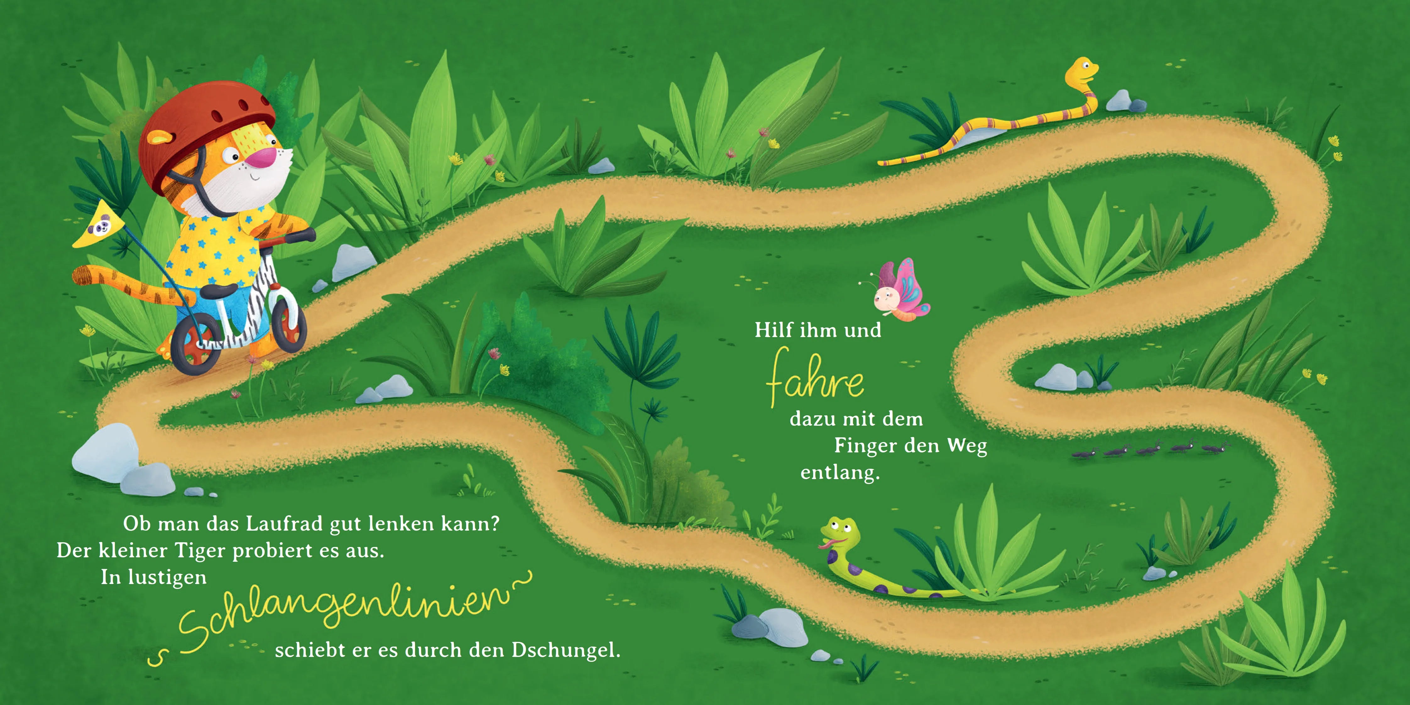 Produktansicht: Der kleine Tiger fährt Laufrad (Gebundene Ausgabe)