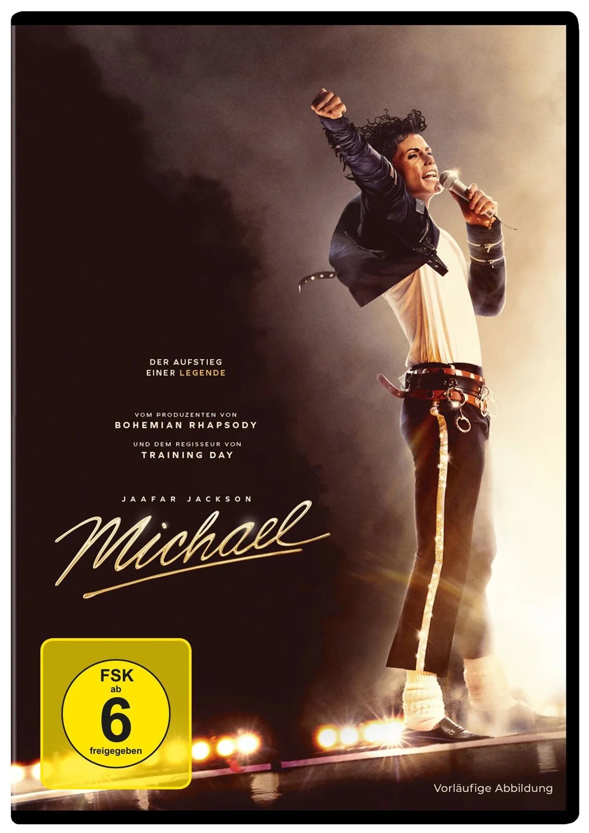 DVD-Cover: Michael. Regie: Antoine Fuqua. Vorläufiges Cover - Platzhalterbild