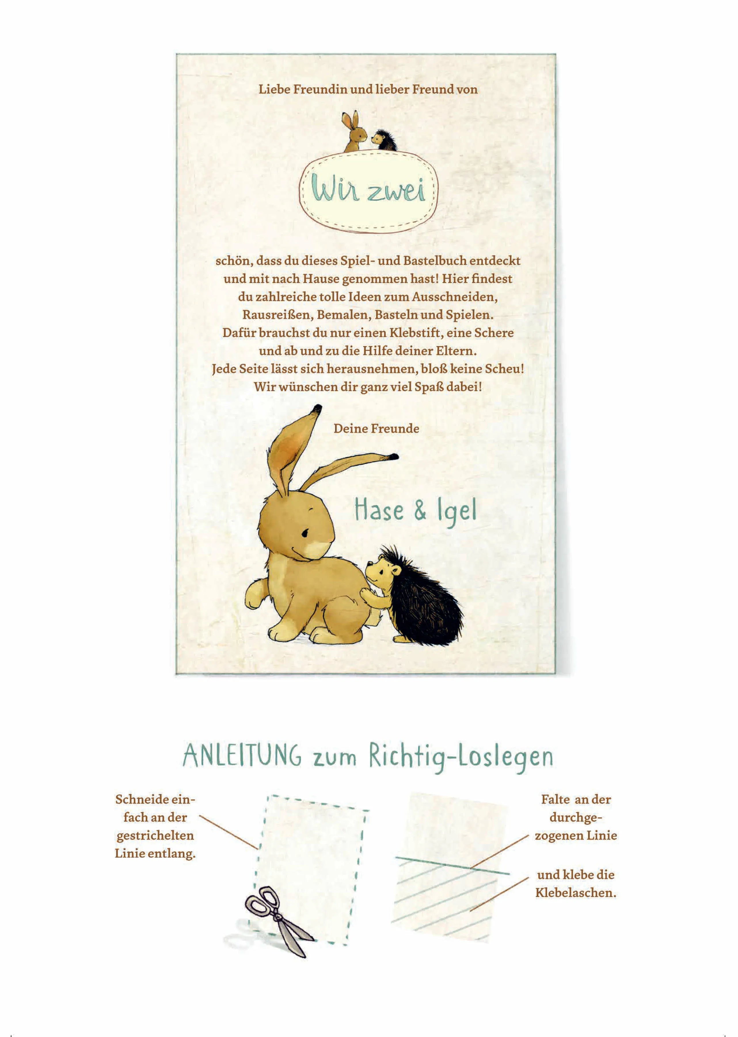 Produktansicht: Basteln & Spielen mit Wir zwei - Für kleine Künstler (Paperback)