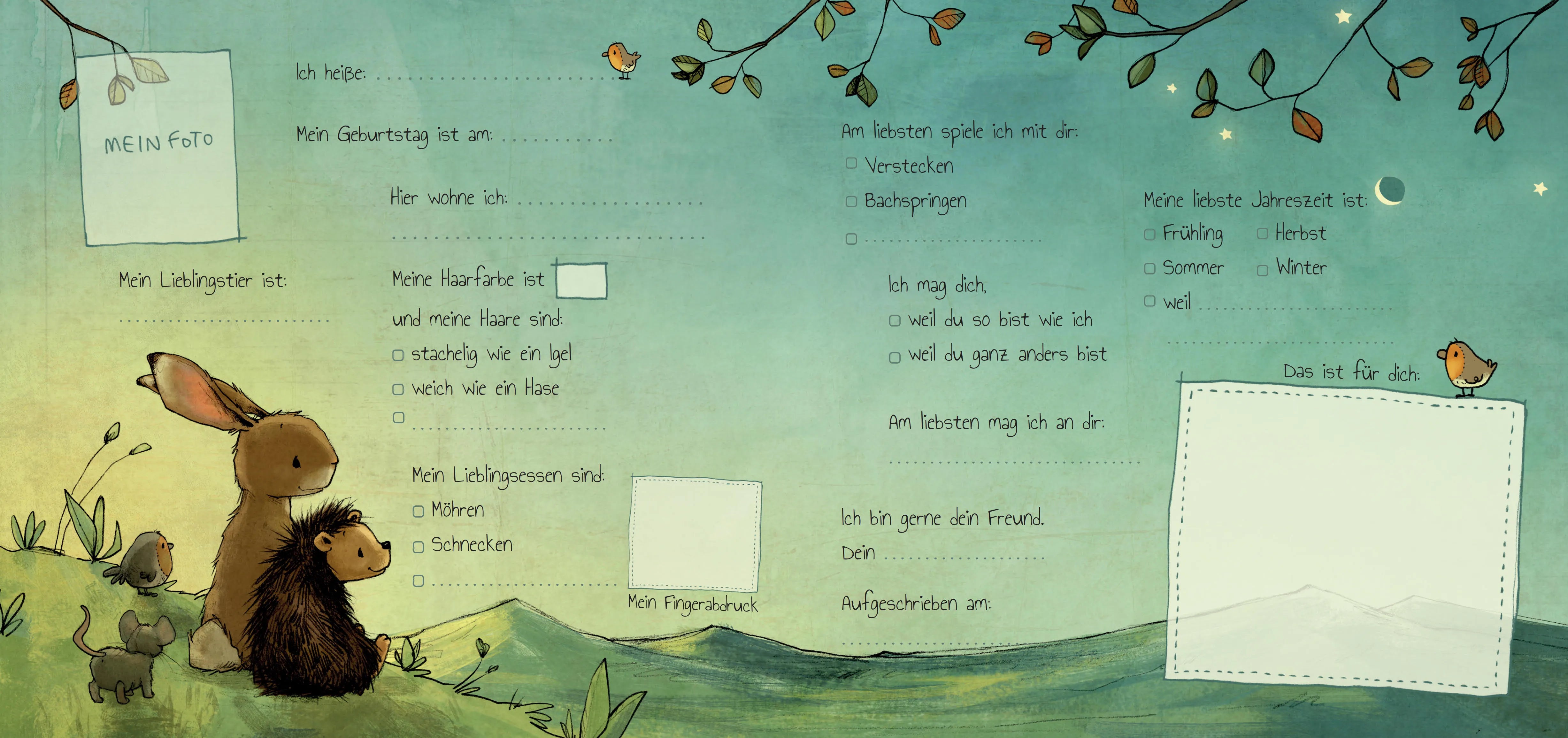 Produktansicht: Mein Freundebuch (Gebundene Ausgabe)