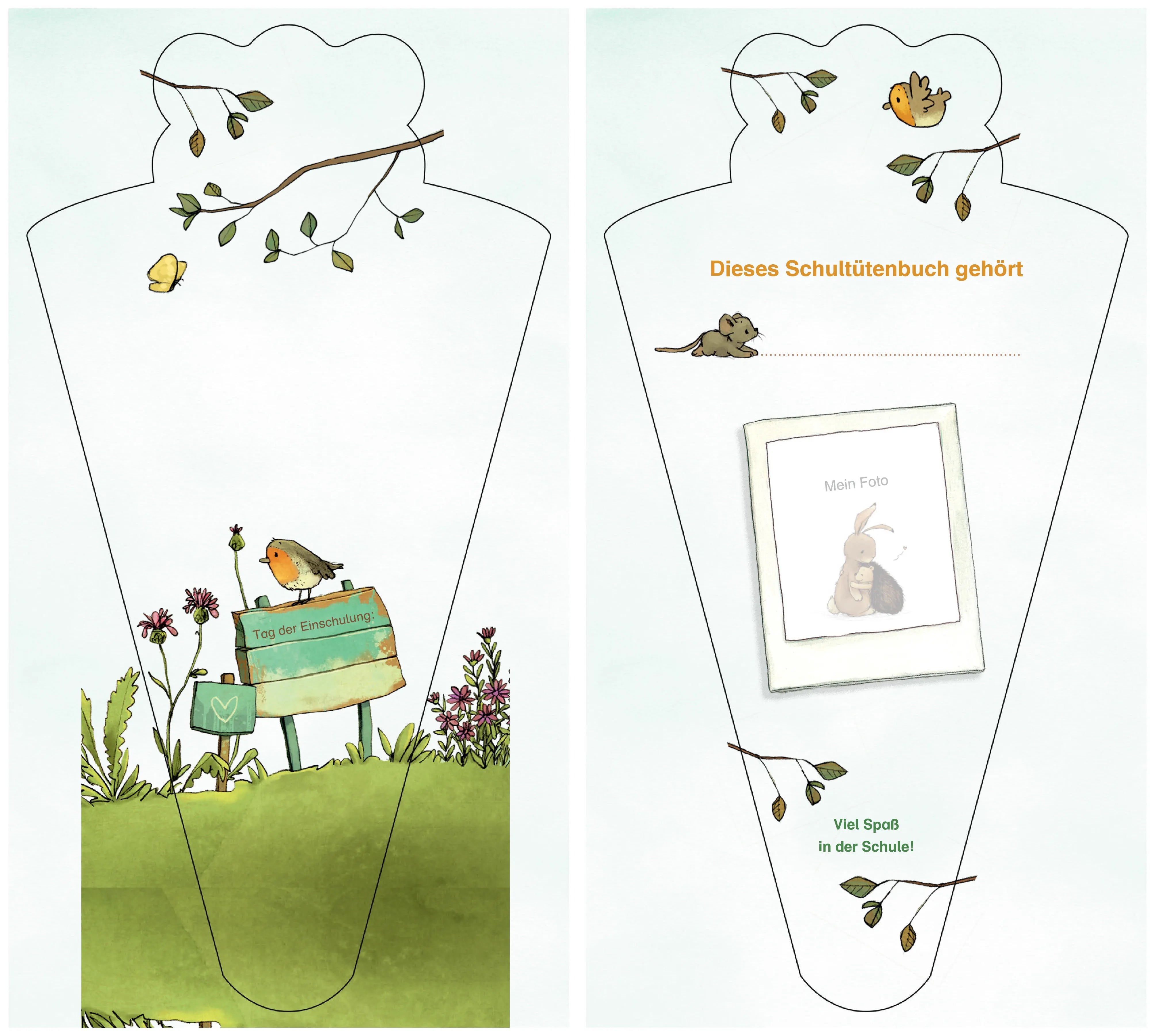 Produktansicht: Mein fröhlich-buntes Schultütenbuch mit WIR ZWEI (Taschenbuch)