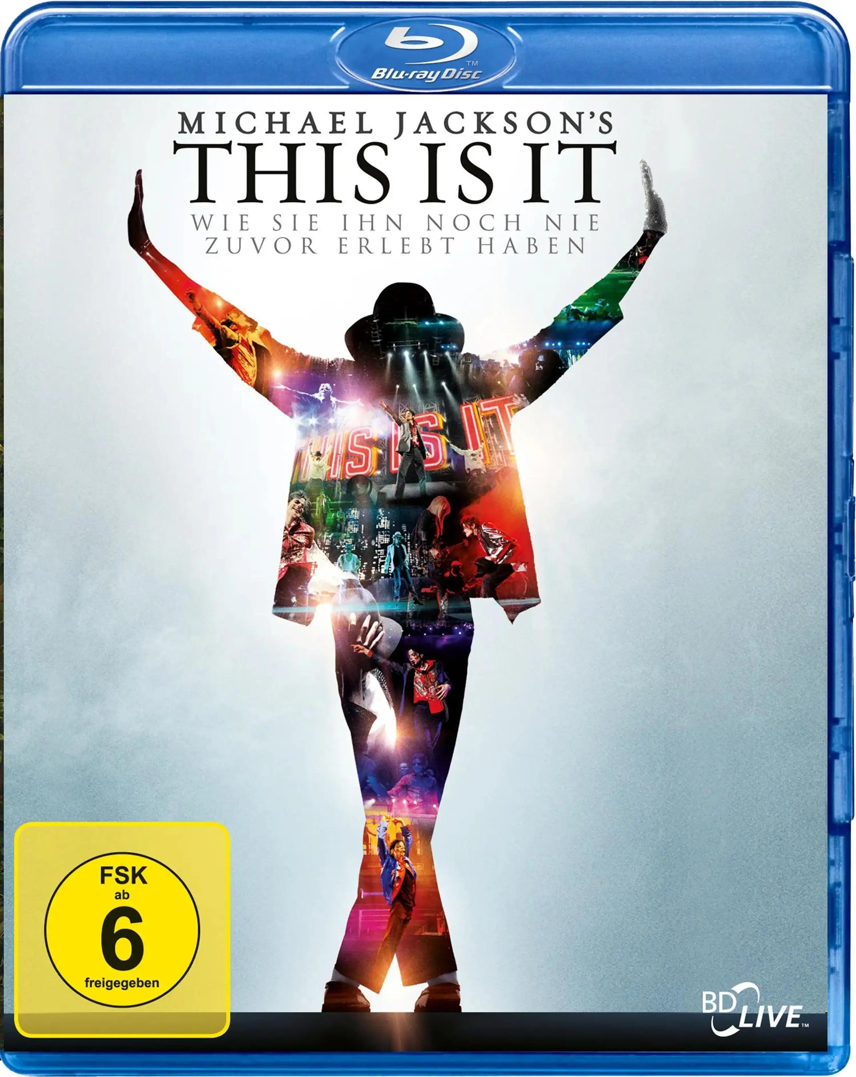 Michael Jackson This Is It Konzertfilm Blu-ray Cover