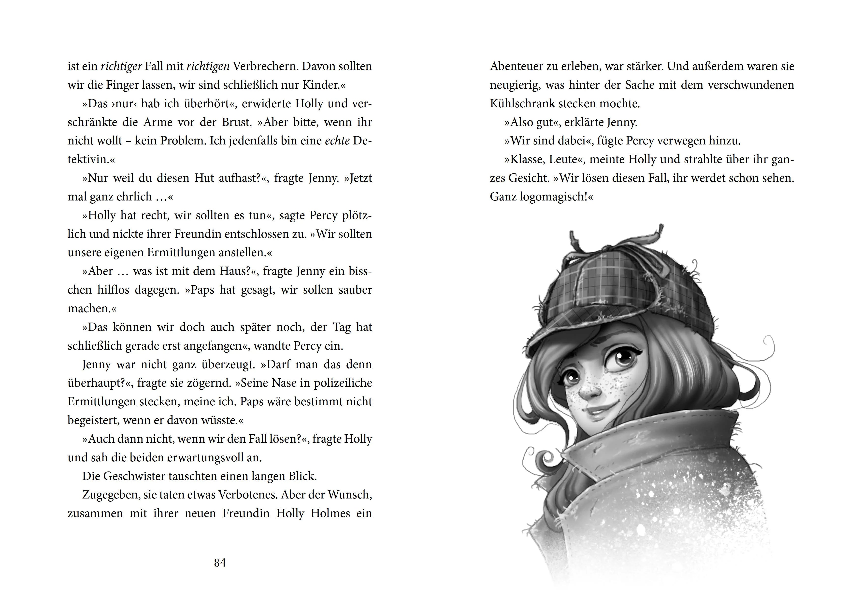 Produktansicht: Holly Holmes und das magische Detektivbüro - Erster Fall: Der Jadedrache (Gebundene Ausgabe)