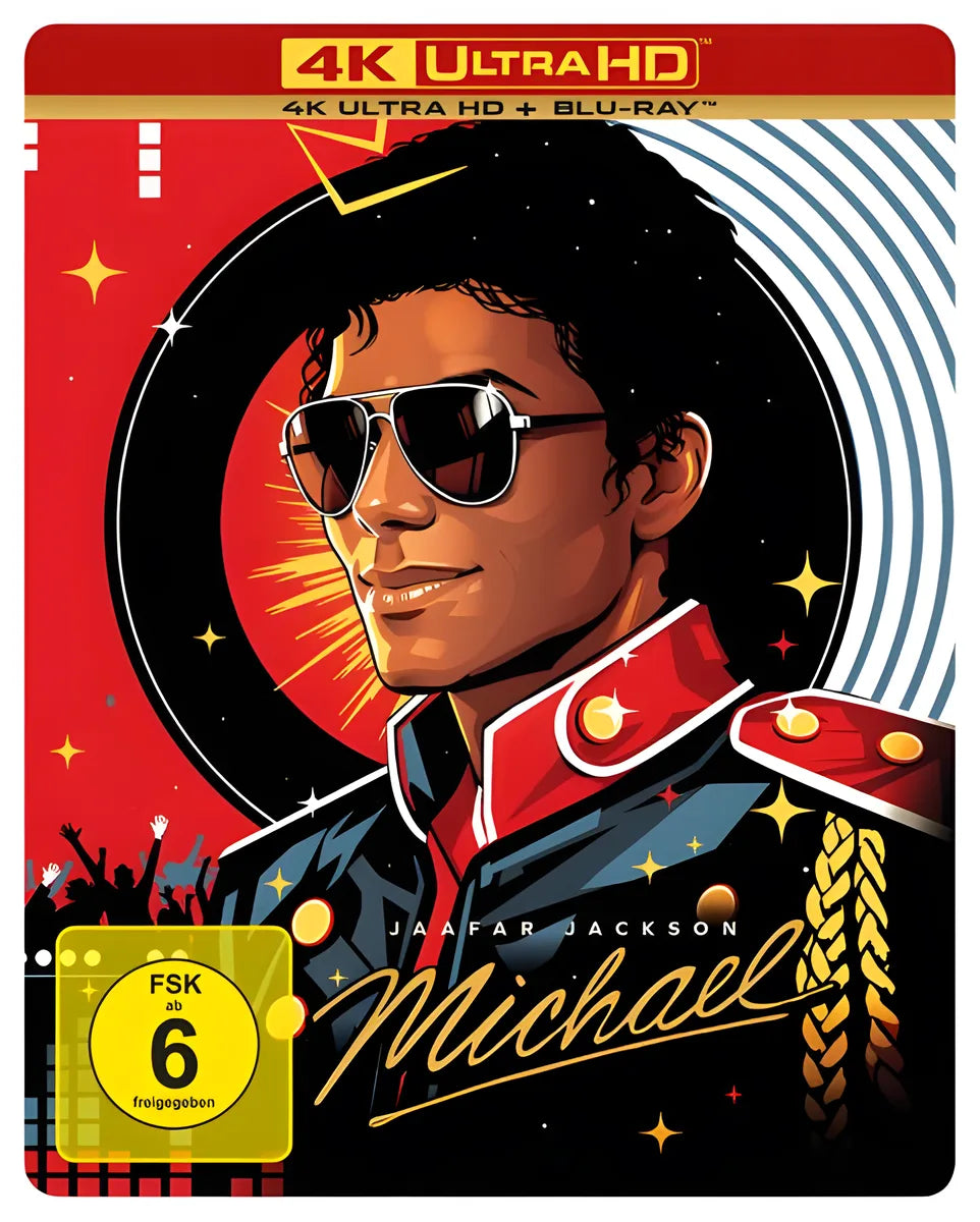 4K UHD Blu-ray-Cover: Michael (Special Edition Steelbook). Regie: Antoine Fuqua