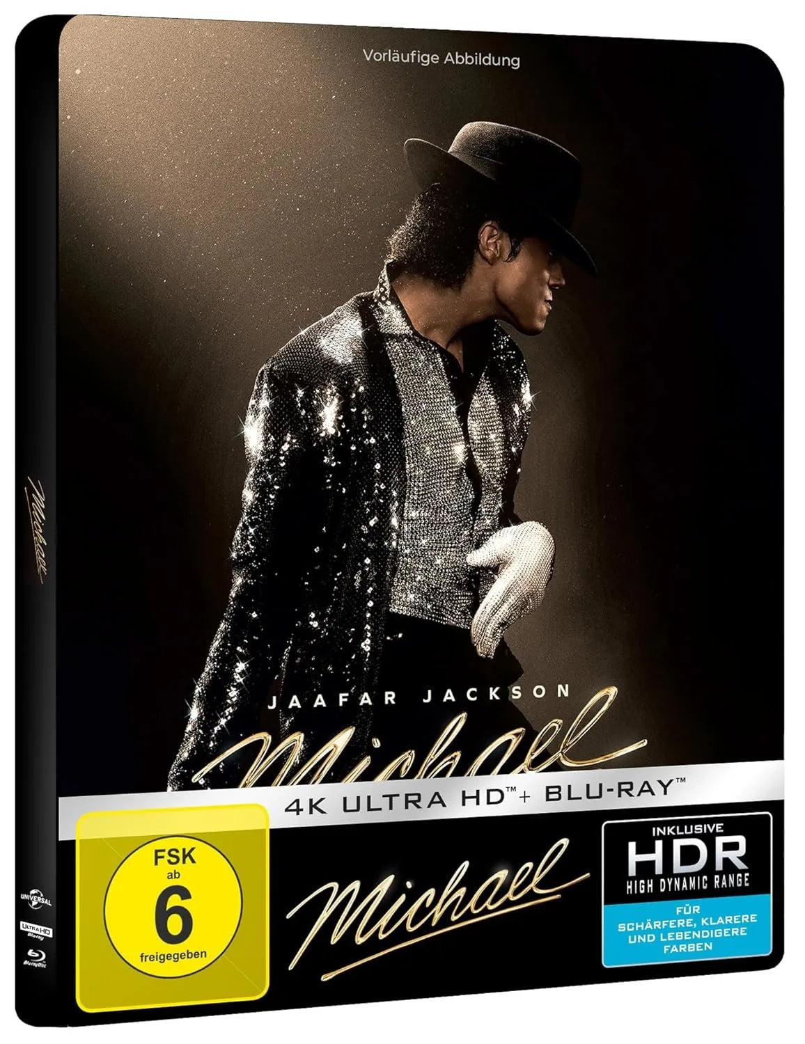 4K UHD Blu-ray-Cover: Michael. Regie: Antoine Fuqua. Vorläufiges Cover - Platzhalterbild