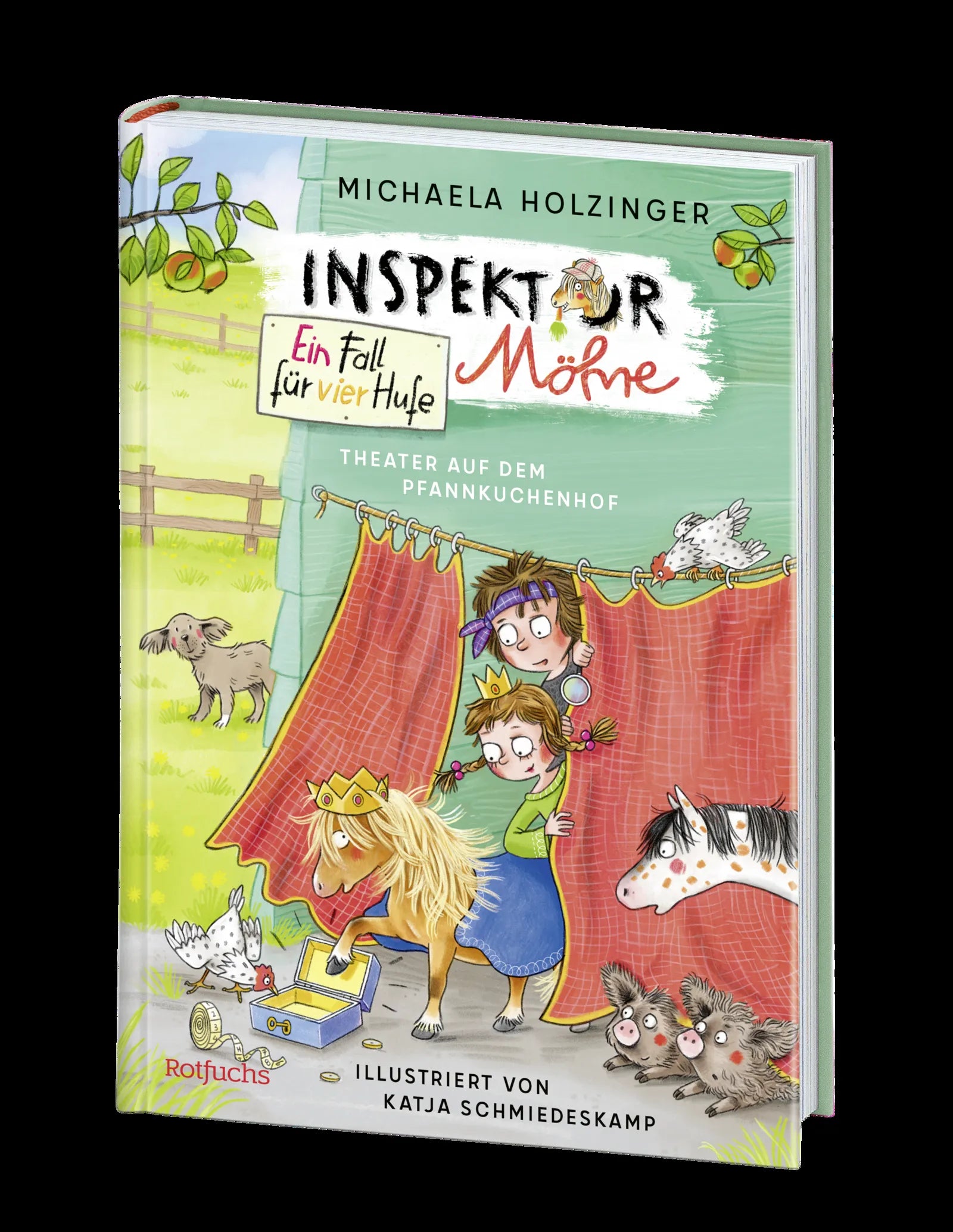 Produktansicht: Inspektor Möhre - Ein Fall für vier Hufe: Theater auf dem Pfannkuchenhof (Gebundene Ausgabe)