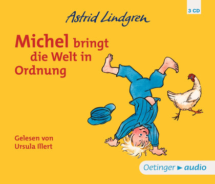 Buchcover von 'Michel aus Lönneberga 3. Michel bringt die Welt in Ordnung' - Hörbuch (CD) von Astrid Lindgren