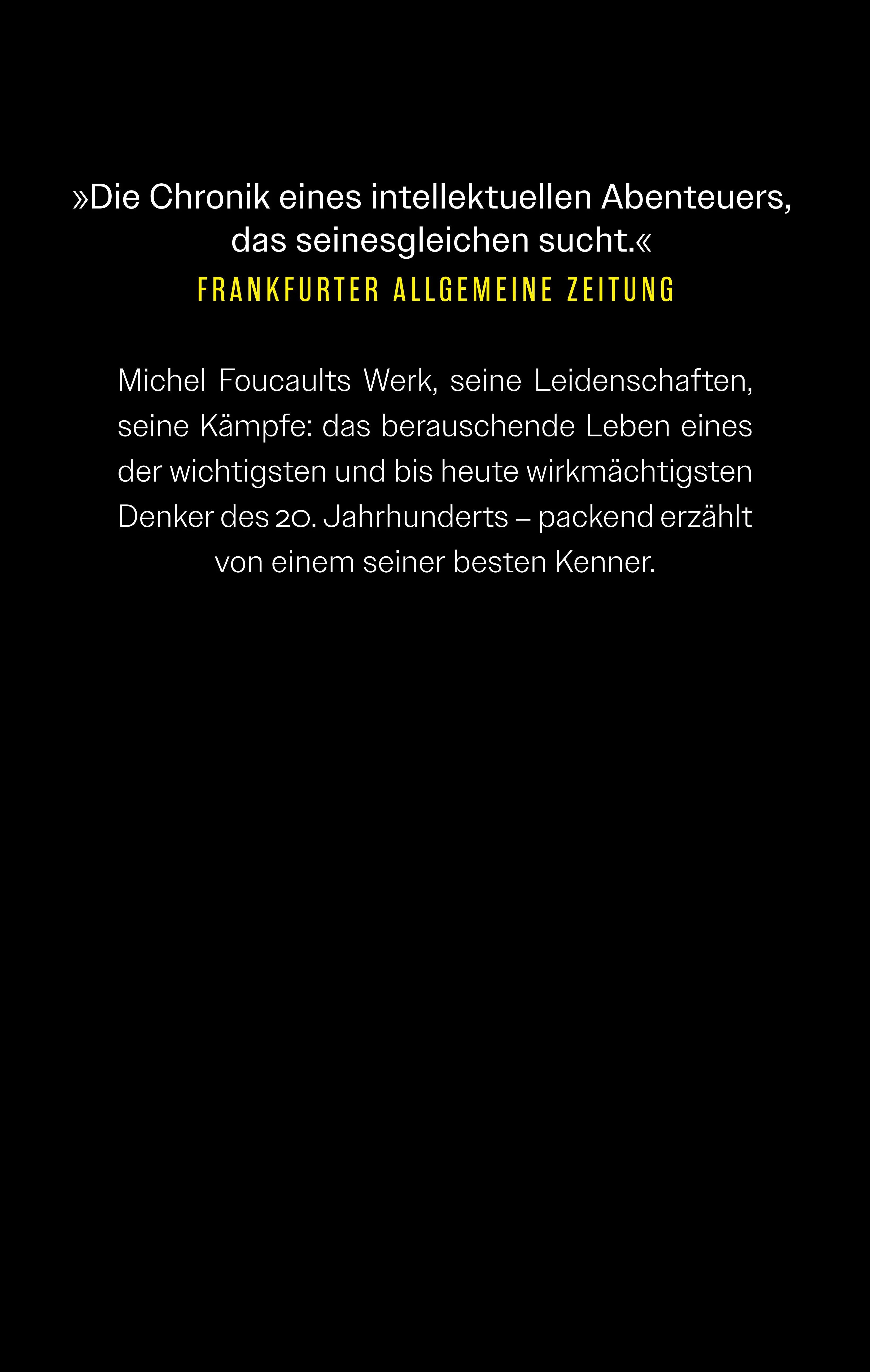 Rückseite: Michel Foucault (Hardcover)